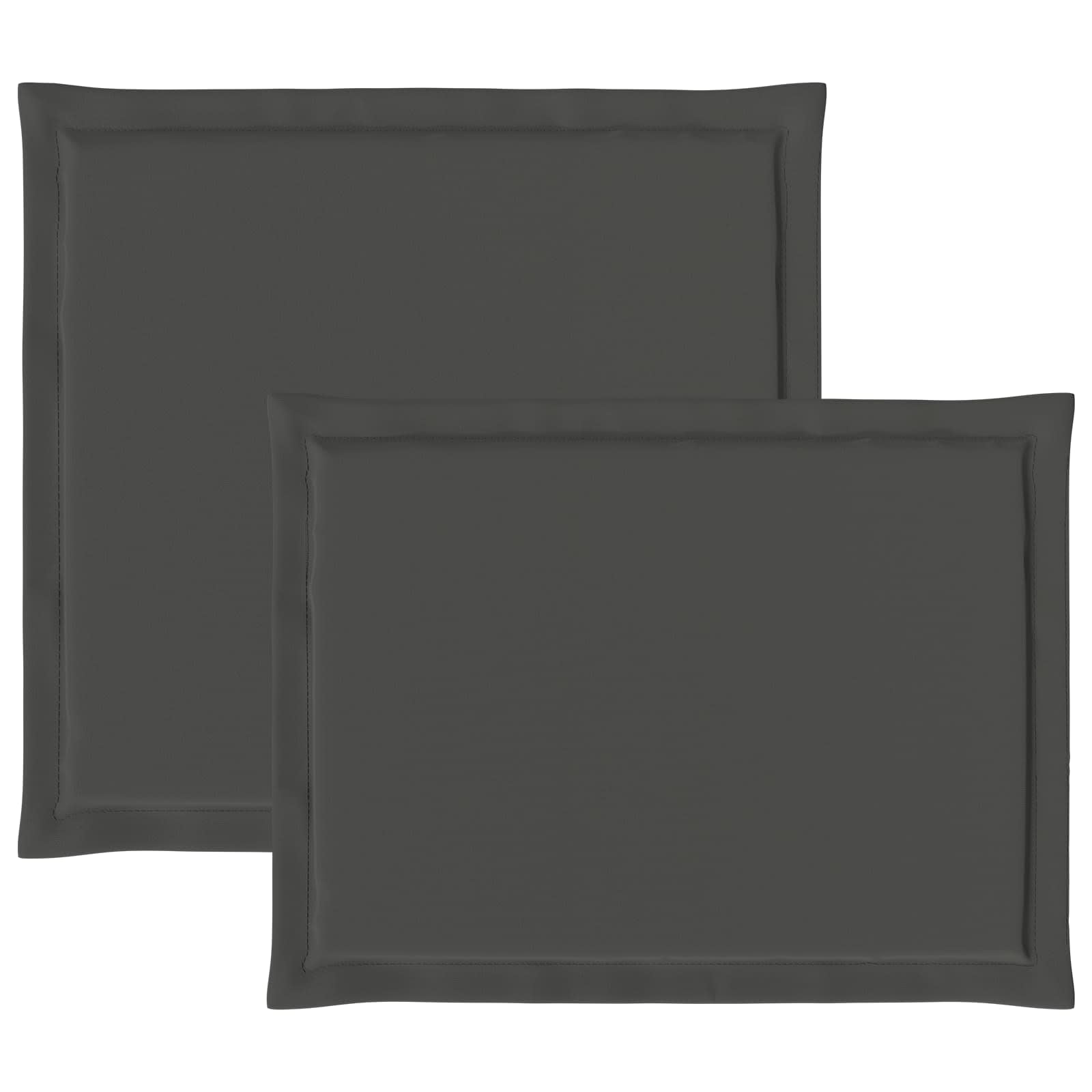 Jastučići za sjedenje i leđa 2 pcs Antracit 47 x 45 x 2 cm