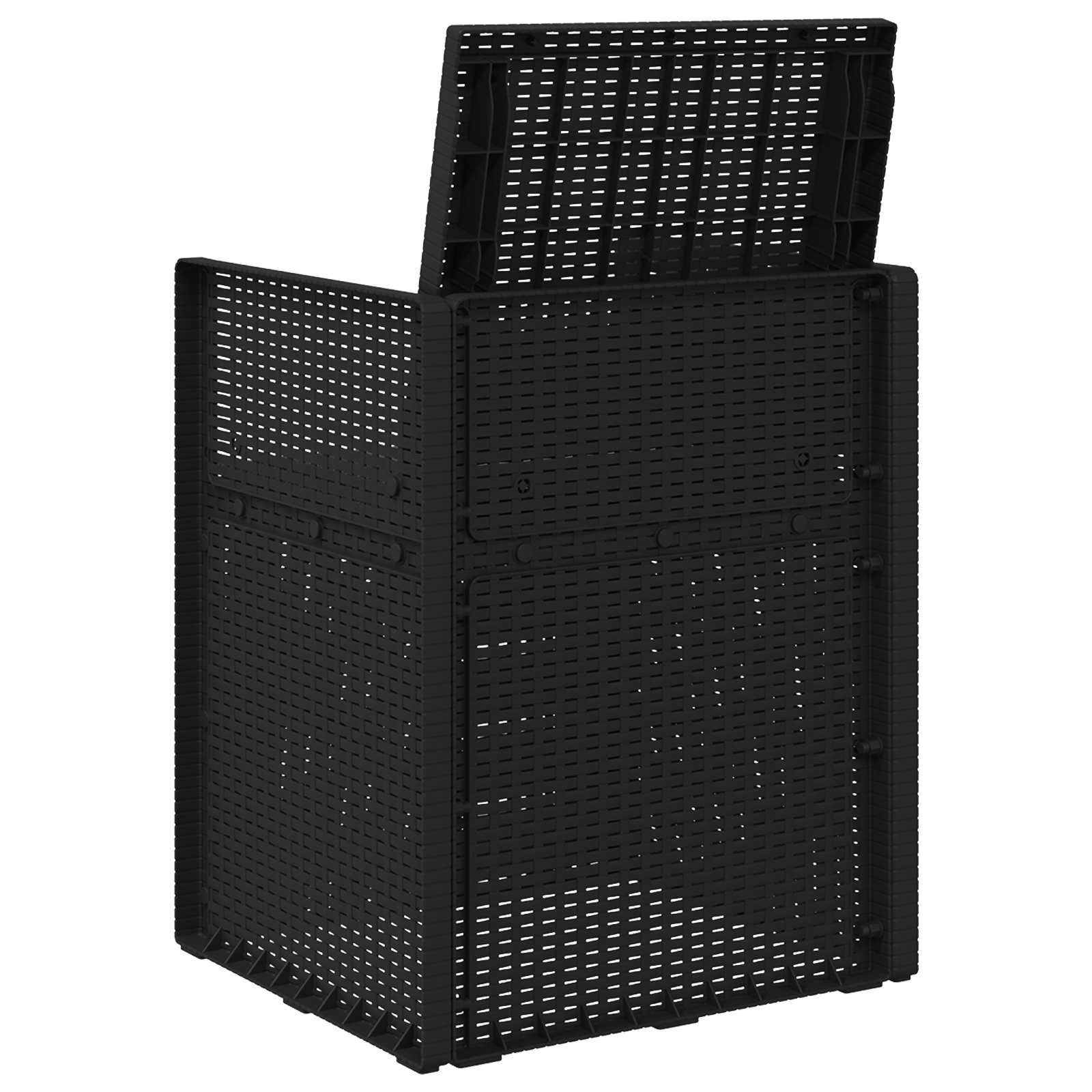 Vrtne stolice za blagovanje 2 pcs Antracit PP