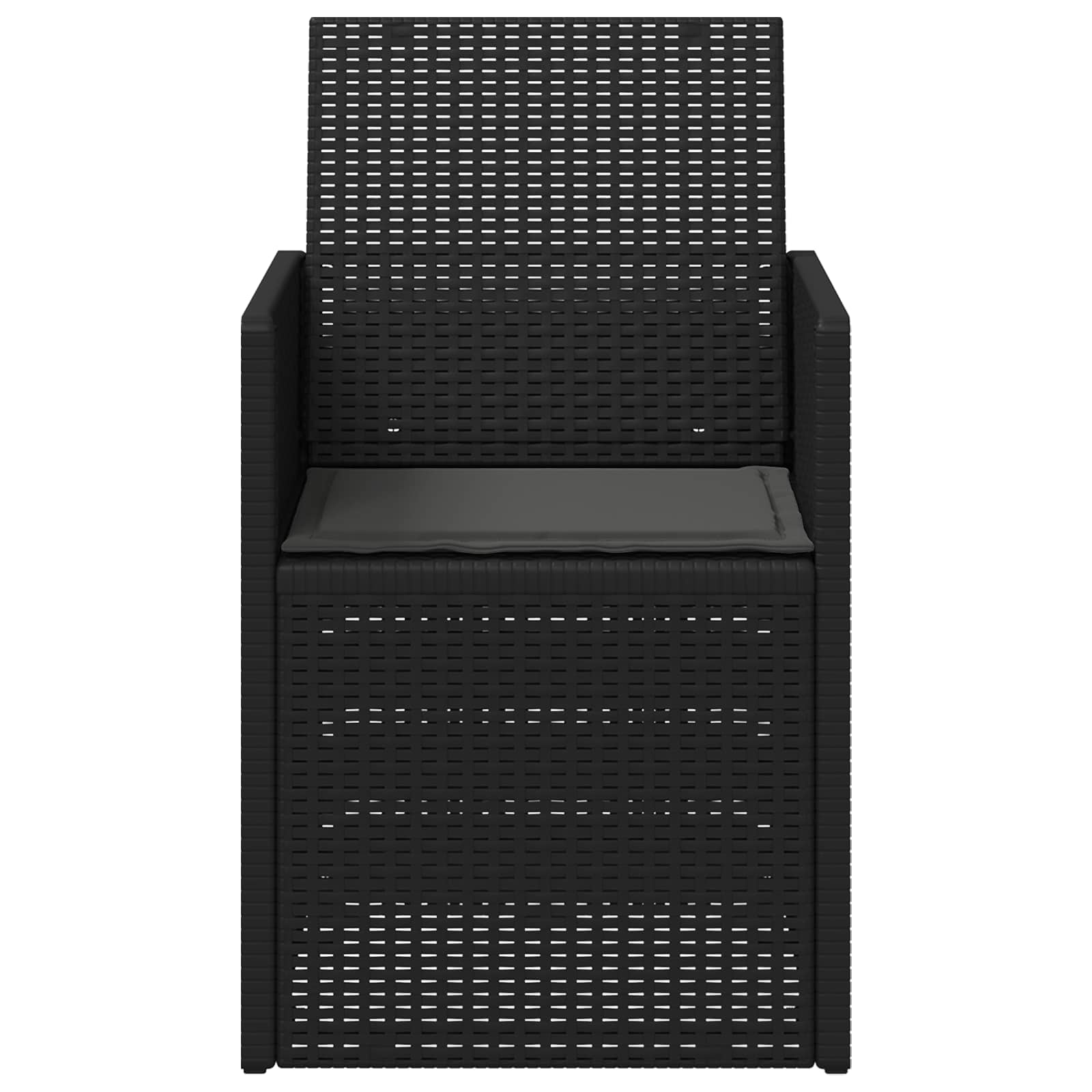 Vrtne stolice za blagovanje 2 pcs Antracit PP