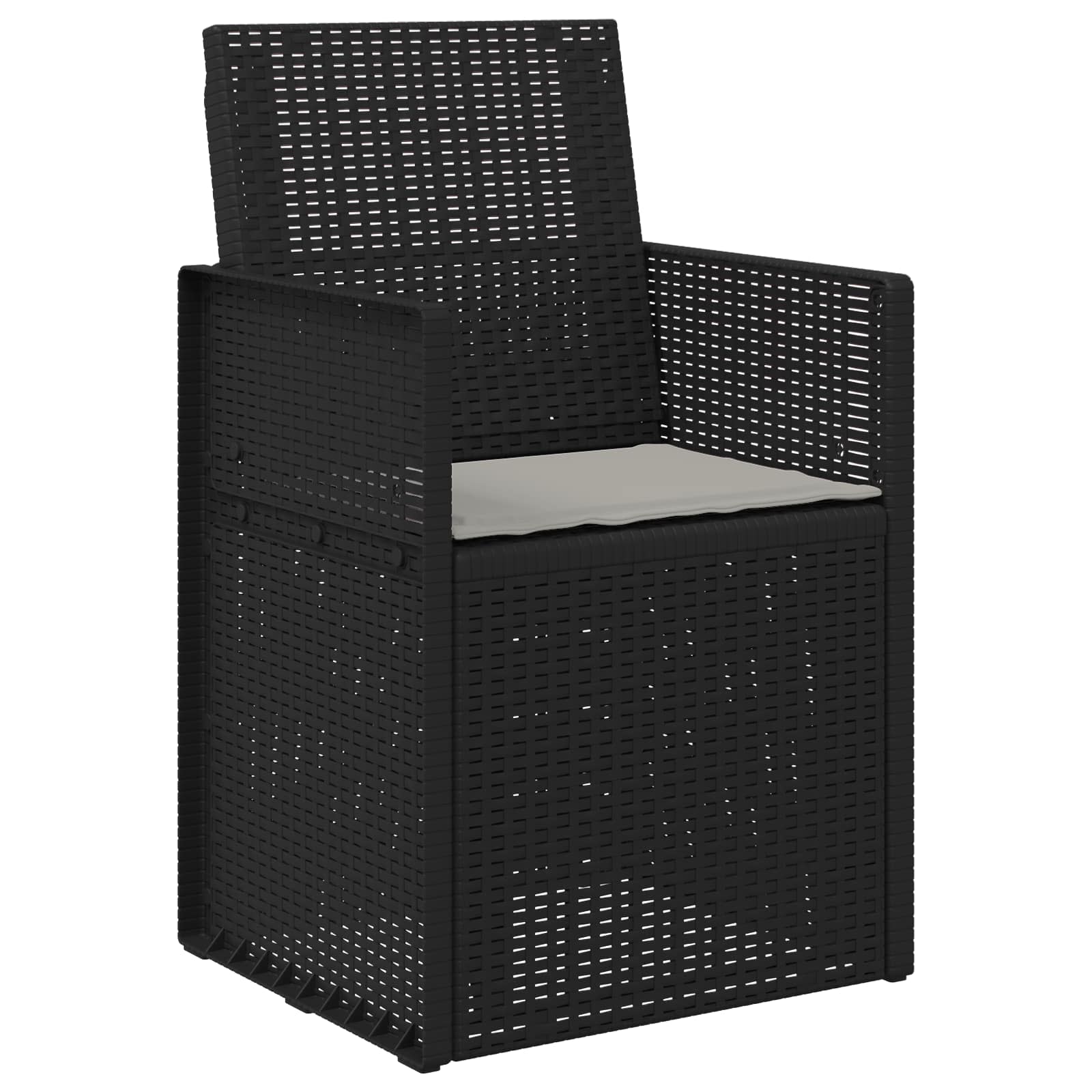 Vrtne stolice za blagovanje 2 pcs Antracit i Svjetlosiva PP