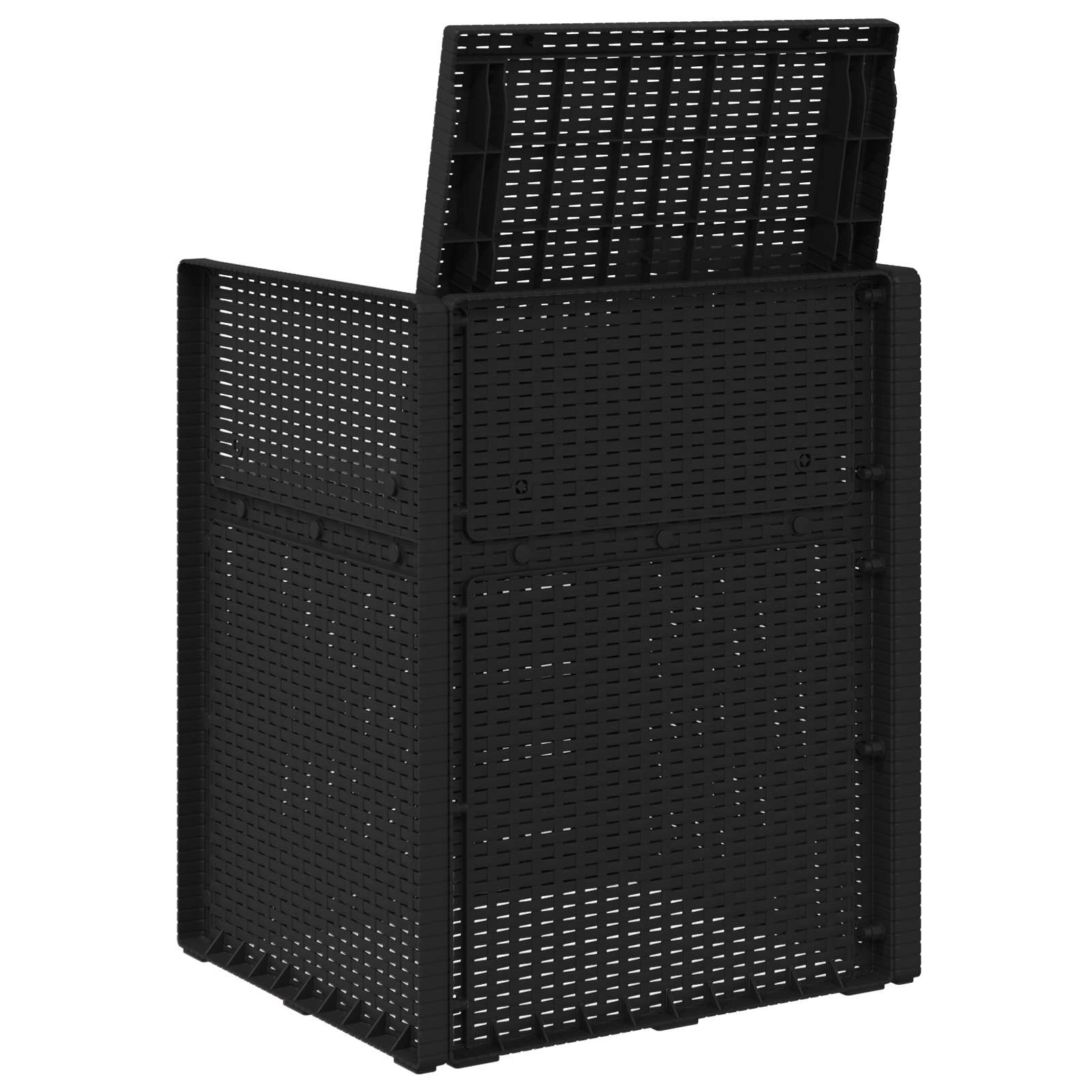 Vrtne stolice za blagovanje 2 pcs Antracit i Svjetlosiva PP