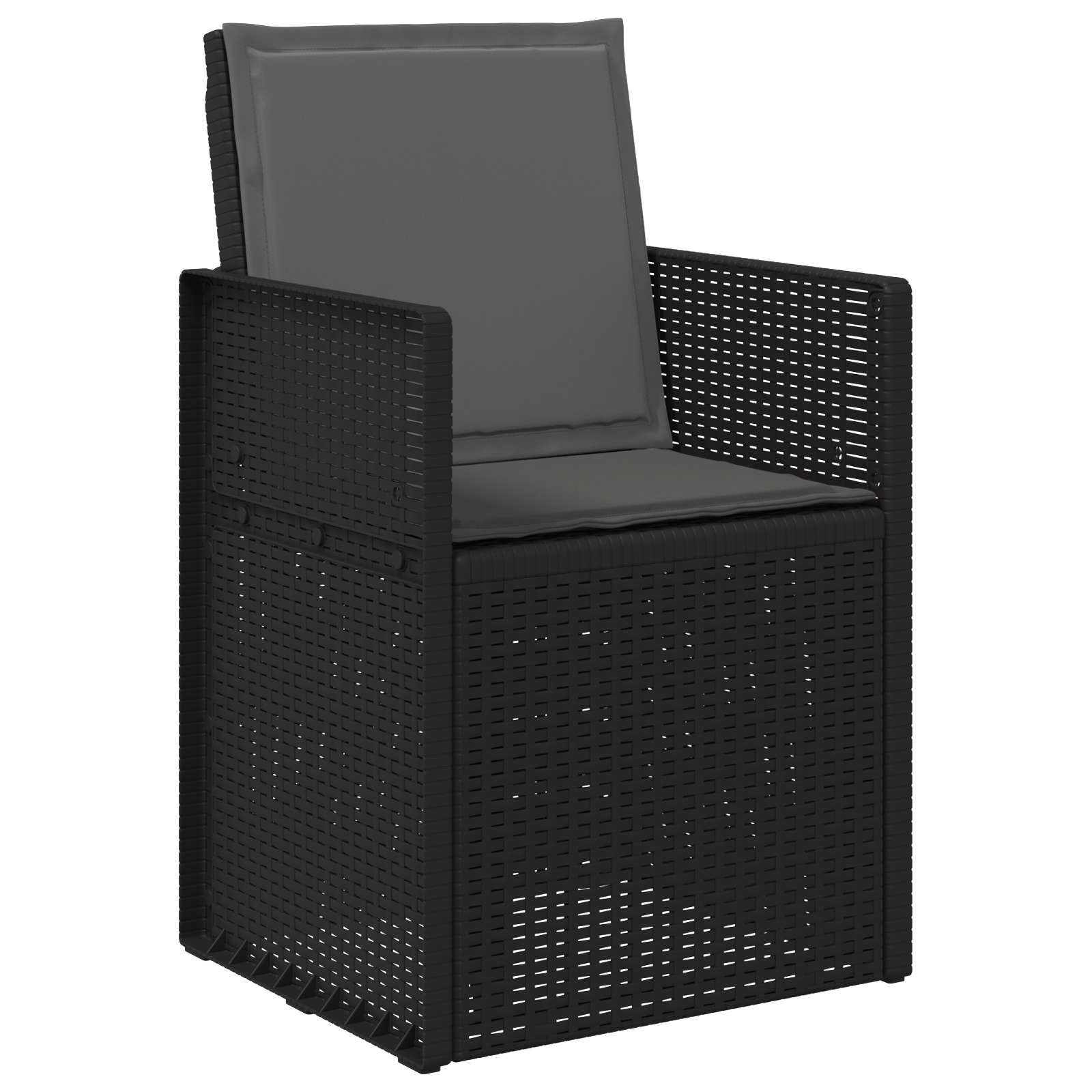 Vrtne stolice za blagovanje 2 pcs Antracit PP