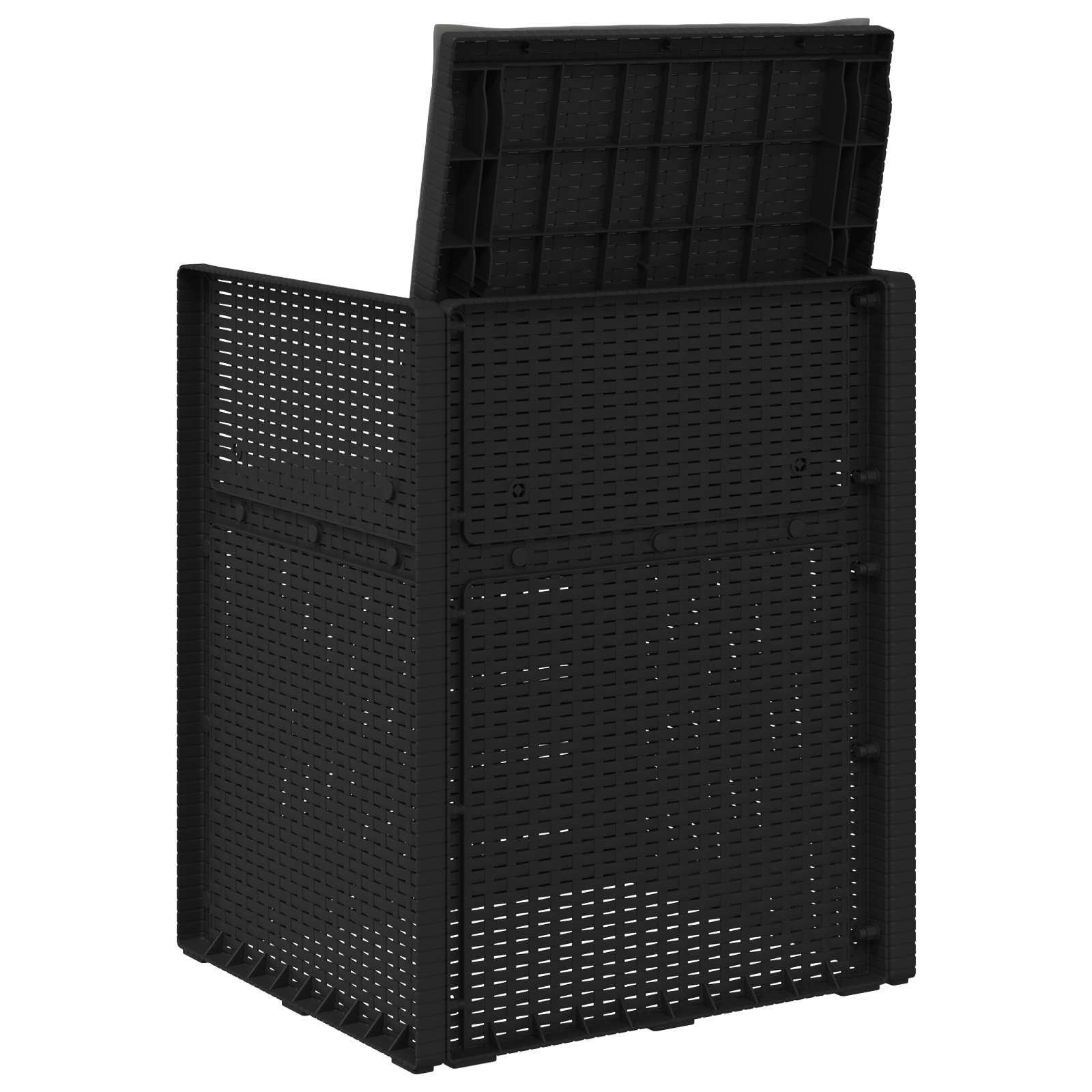 Vrtne stolice za blagovanje 2 pcs Antracit PP