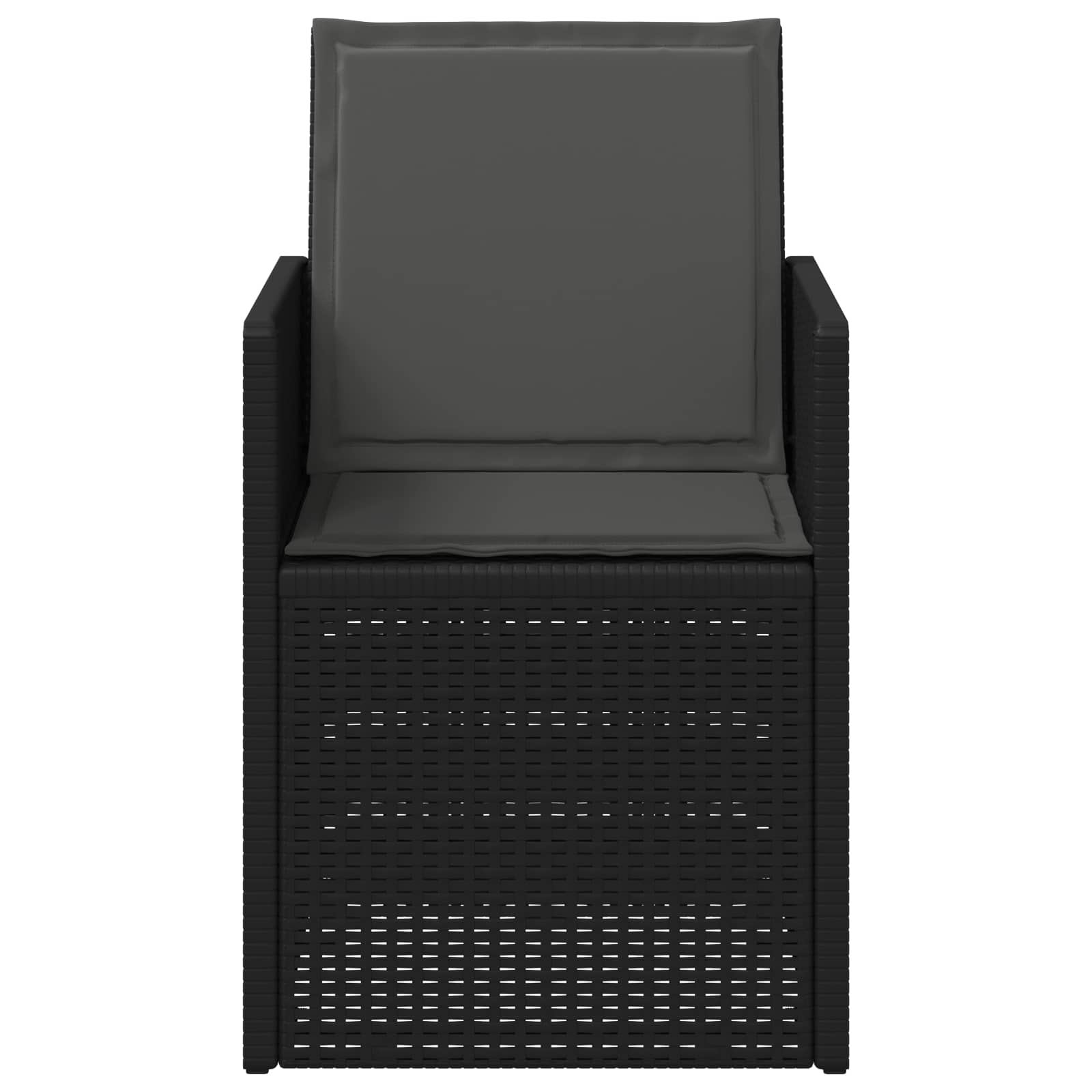 Vrtne stolice za blagovanje 2 pcs Antracit PP