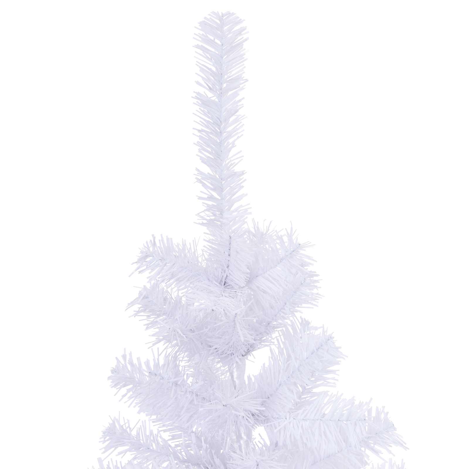 Umjetno božićno drvce s stalakom Bijelo 120 cm PVC i čelik