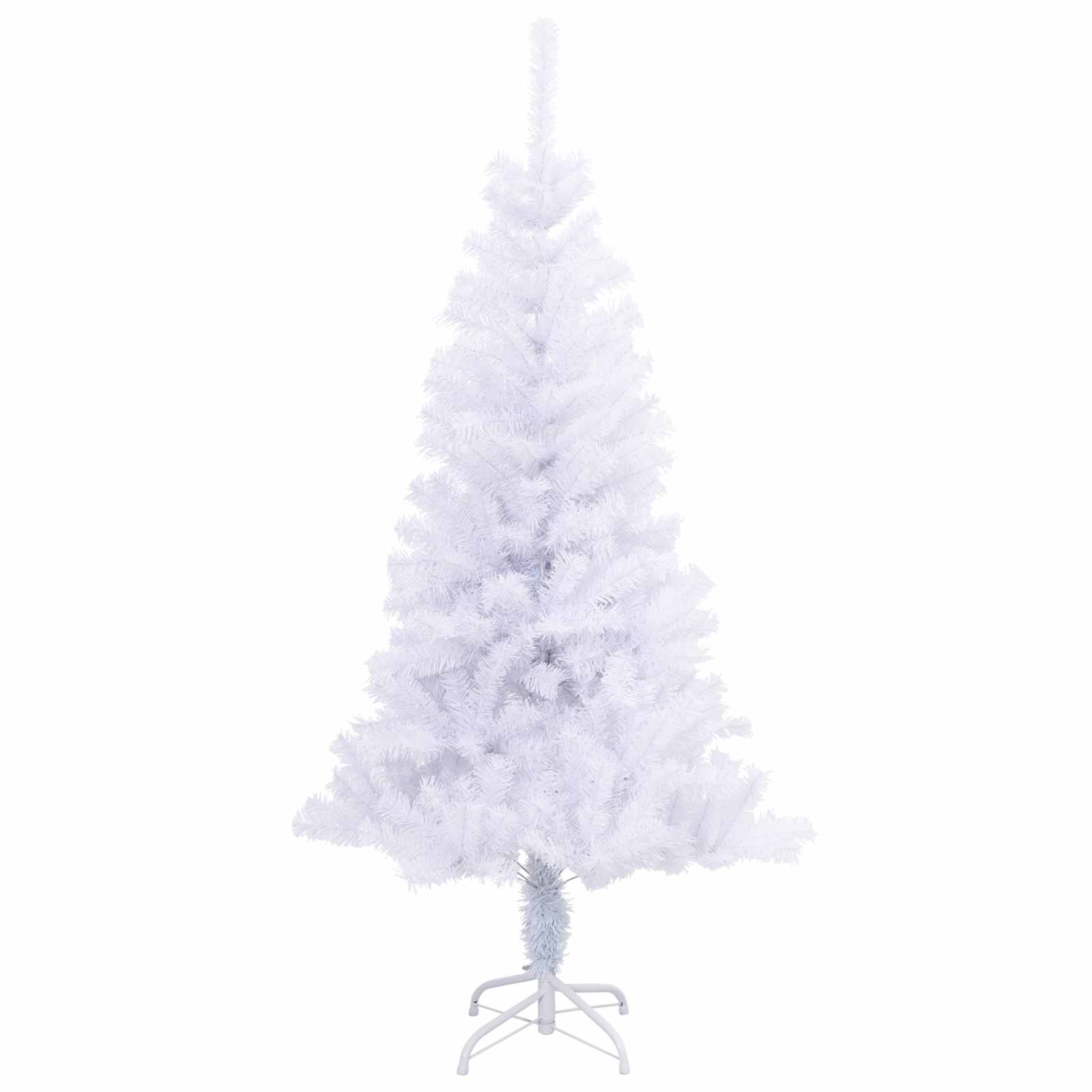 Umjetno božićno drvce s stalakom Bijelo 150 cm PVC i čelik