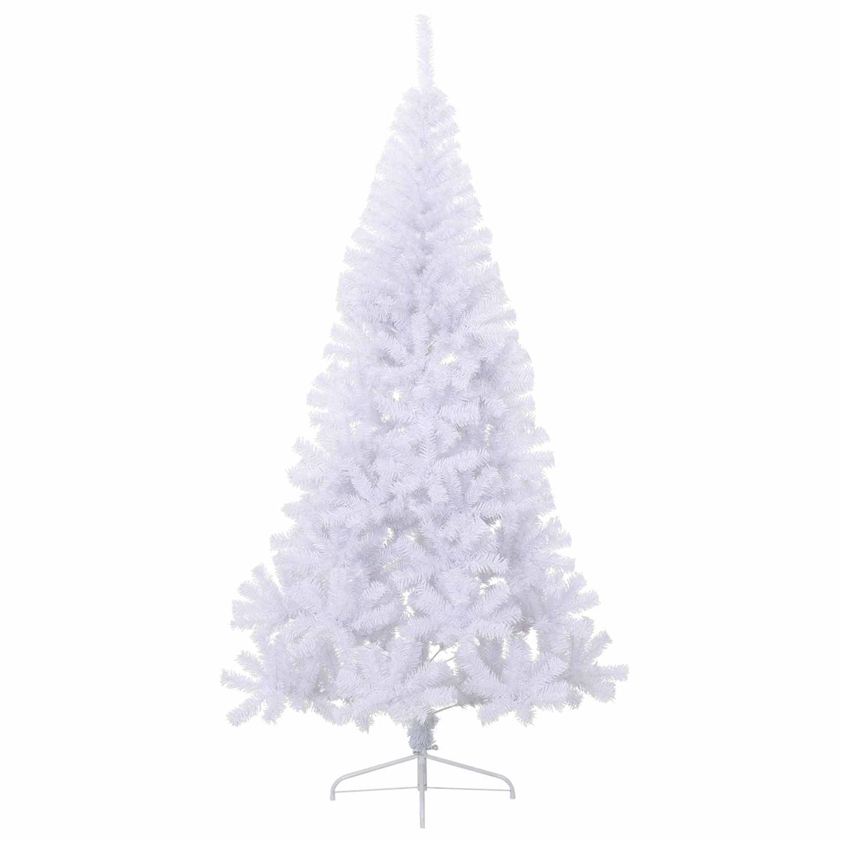 Umjetno božićno drvce Bijela 240 cm PVC i čelik
