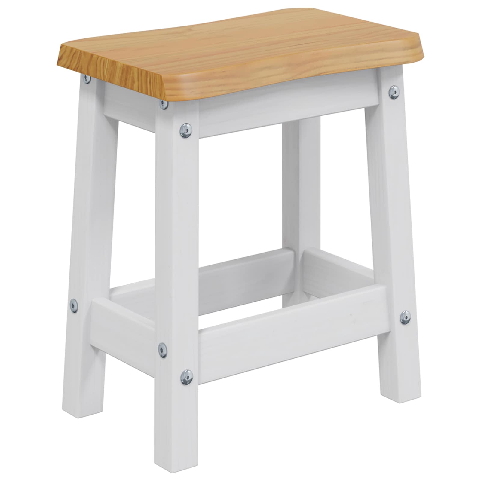 Barska stolica EKAI 2 pcs Bijela 40 x 29 x 45,5 cm
