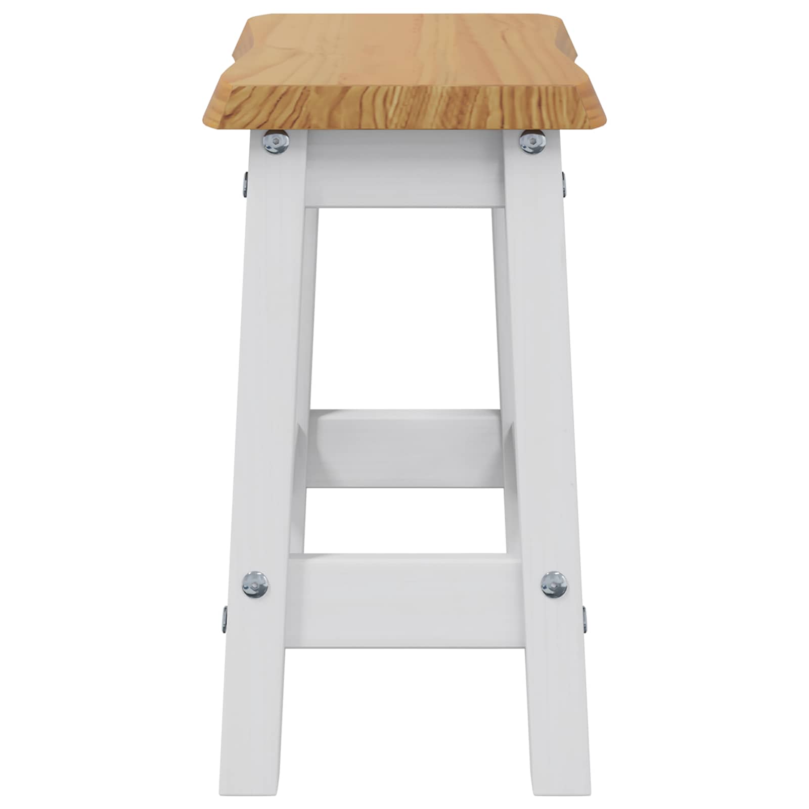 Barska stolica EKAI 2 pcs Bijela 40 x 29 x 45,5 cm