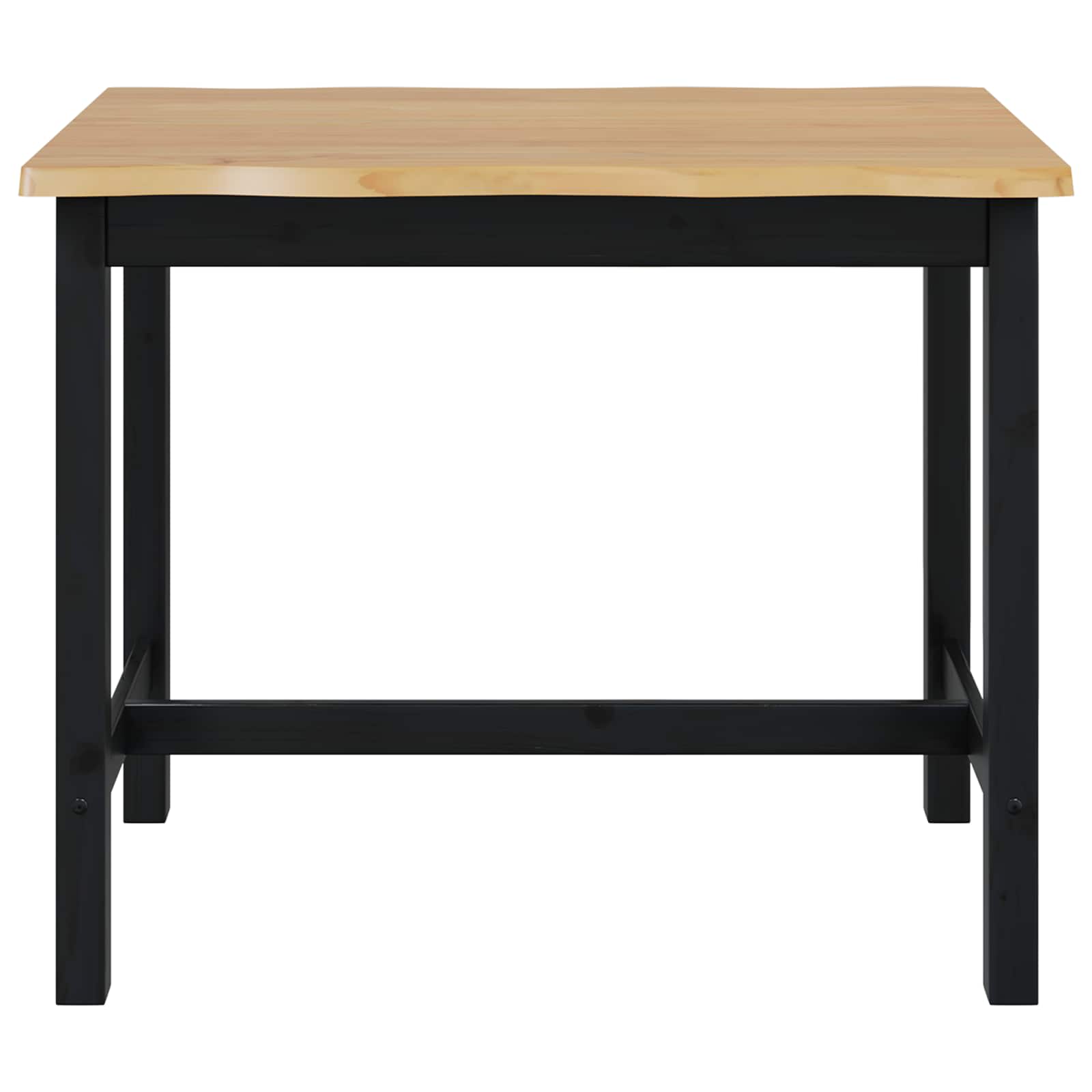 Visoki Bar Sto EKAI Crna 112 x 70 x 91 cm Masivna borovina