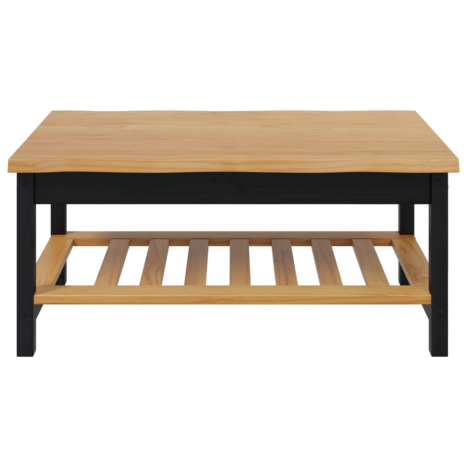Kava Stol EKAI Crna 100 x 60 x 45,5 cm Masivna borovina
