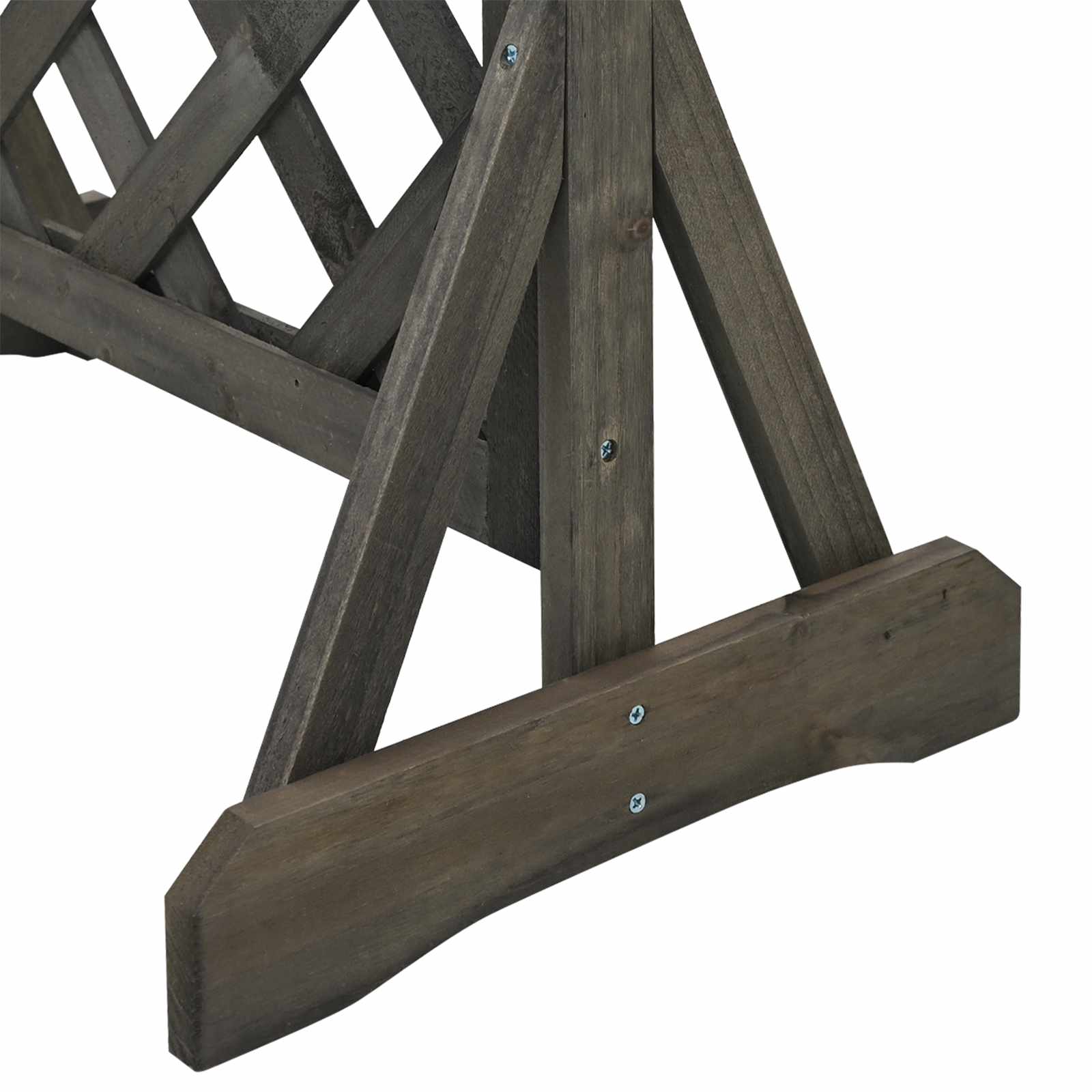 Vertikalni vrtni rešetka Siva 48 x 30 x 70,5 cm