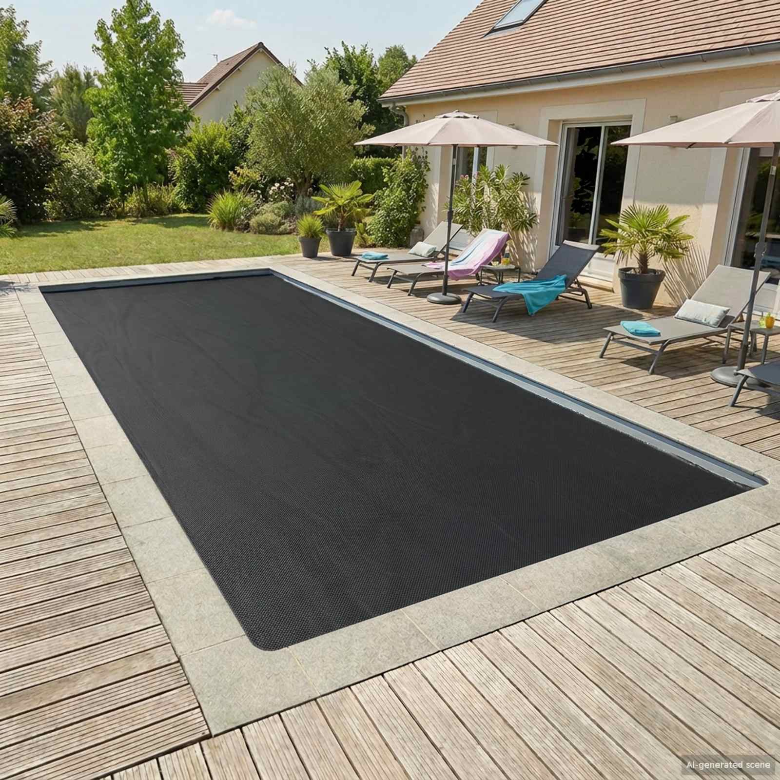 Solarna pokrivača za bazen Extra Heavy 732 x 366 cm 400 μm