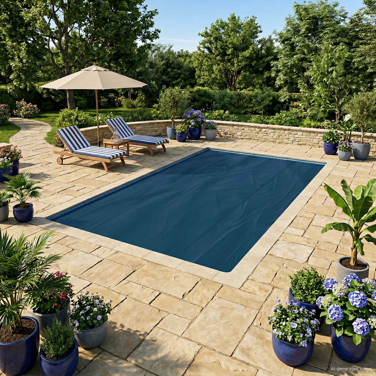 Solarna pokrivača za bazen Extra Heavy 450 x 220 cm 400 μm