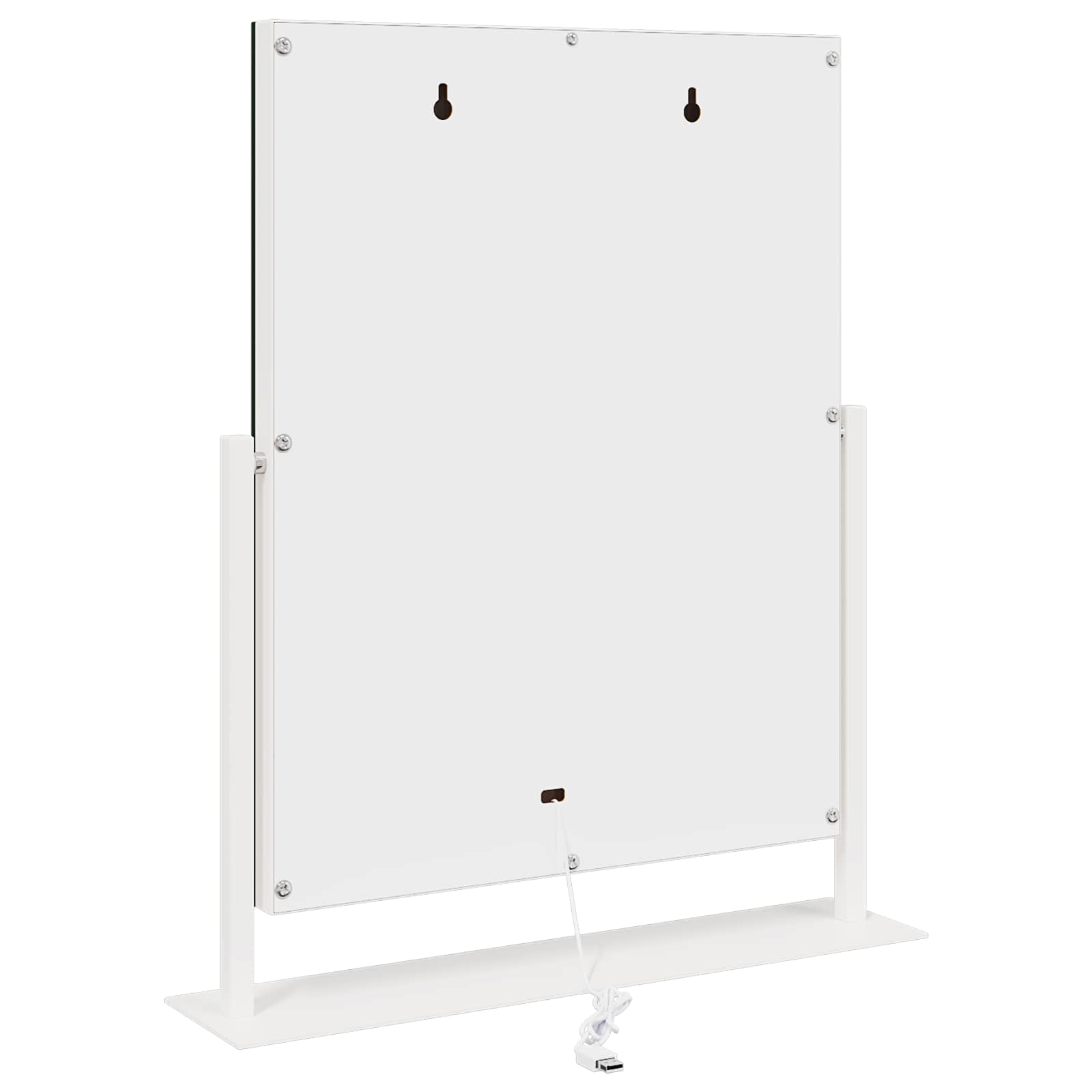 LED Ogledalo za Toaletni Stolić Bijeli 44 x 10 x 53 cm