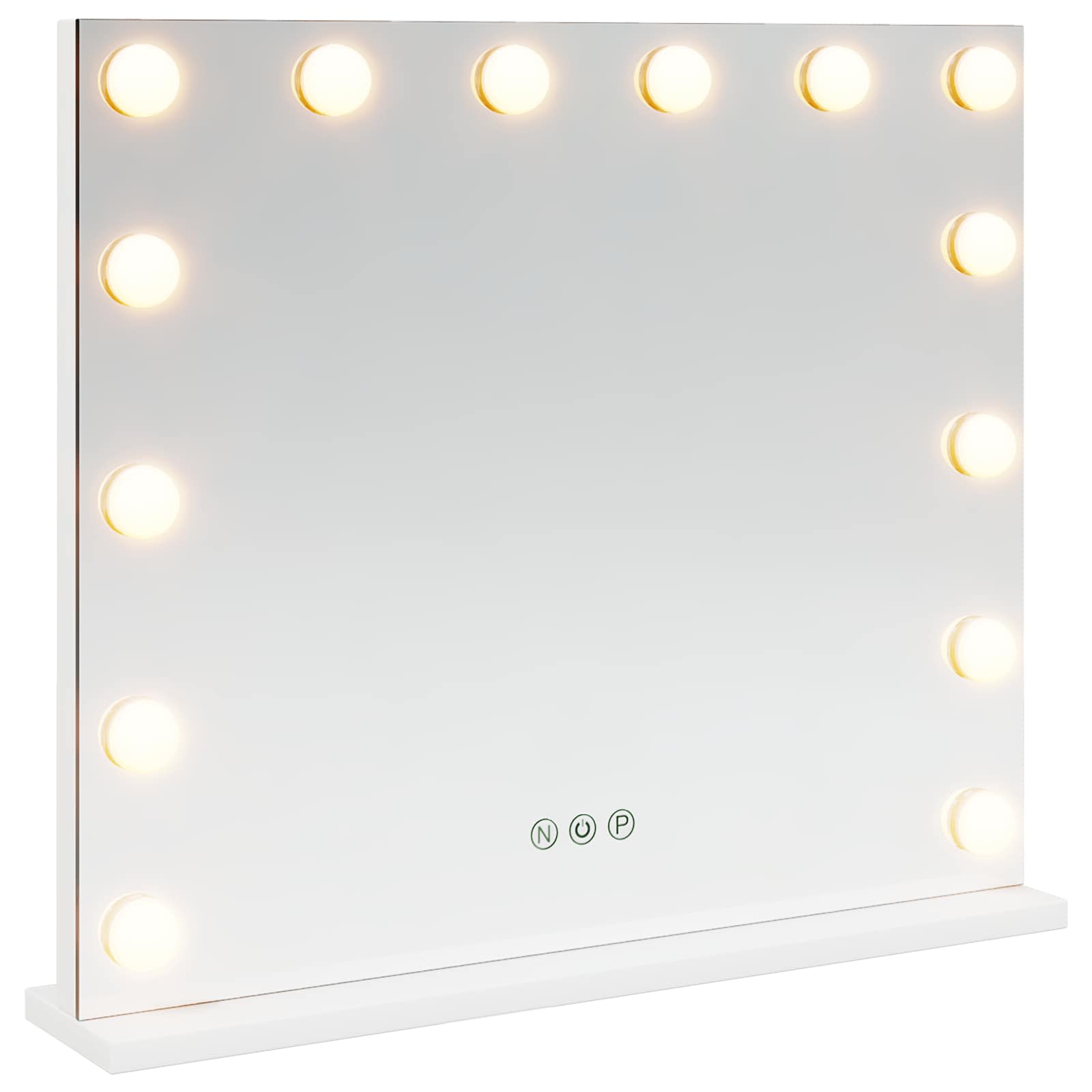 LED Ogledalo za Toaletni Stolić Bijeli 50 x 10 x 44 cm