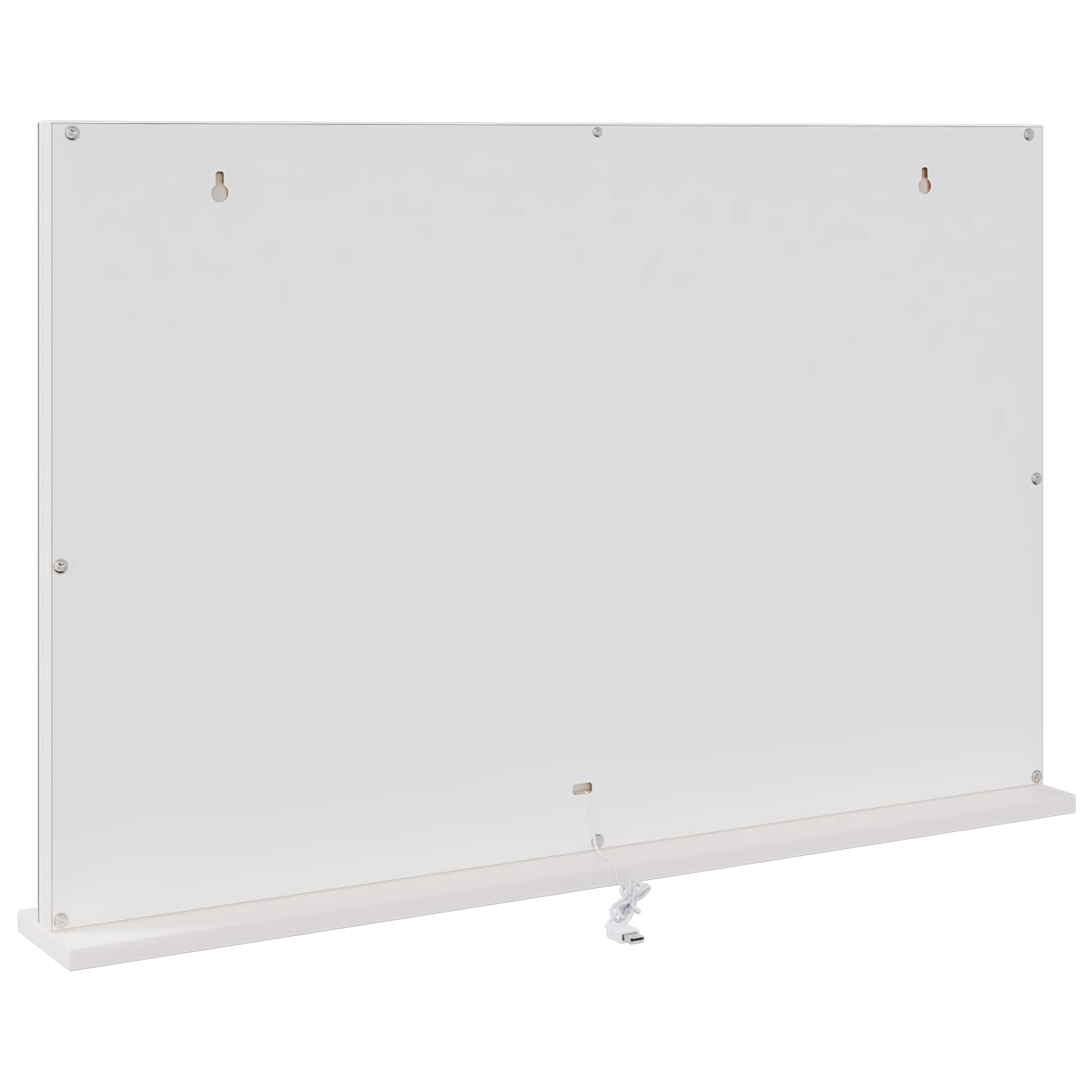 LED Ogledalo za Toaletni Stolić Bijeli 80 x 10 x 52,5 cm