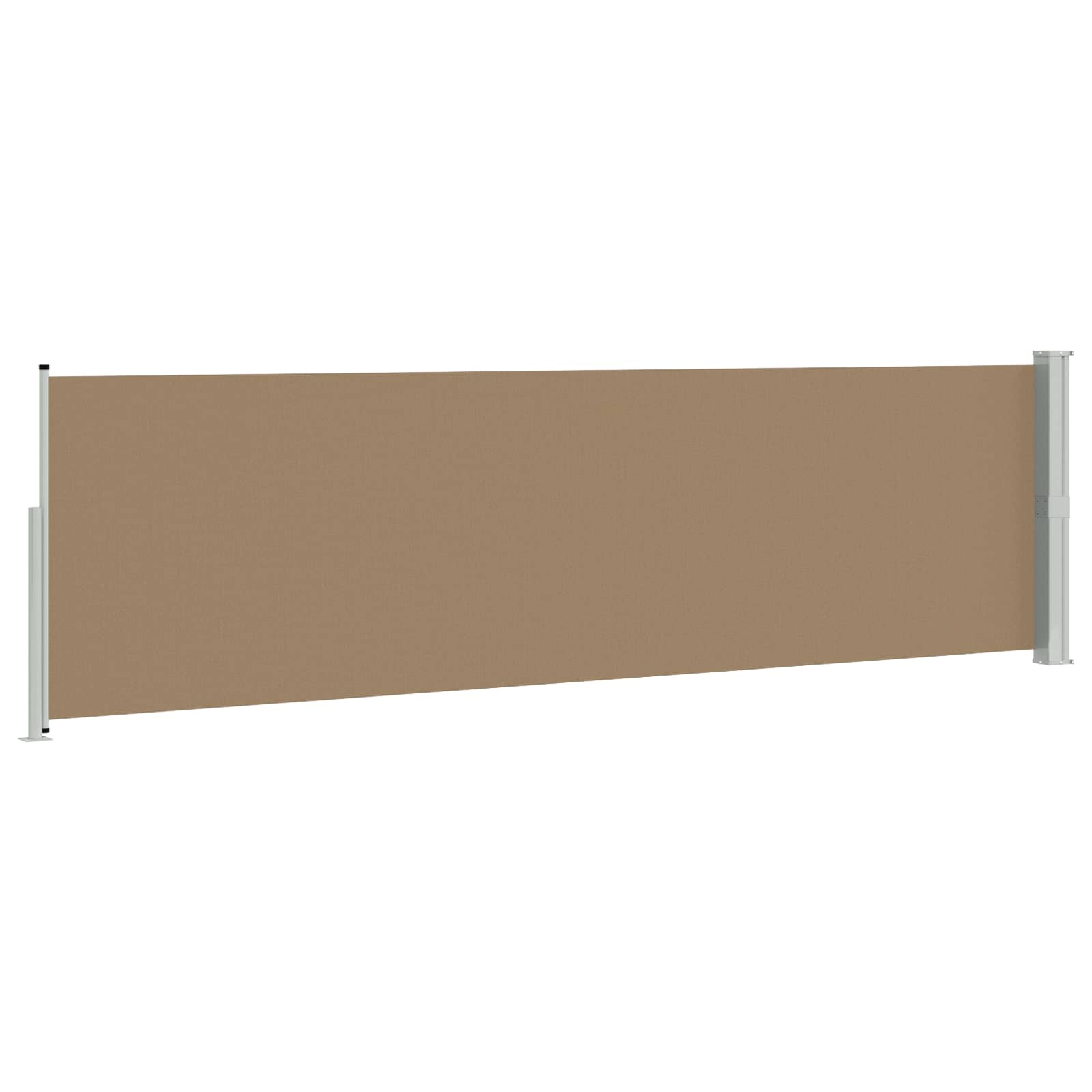 Retraktabilna bočna tende Sivosmeđa 300 x 120 cm Poliester
