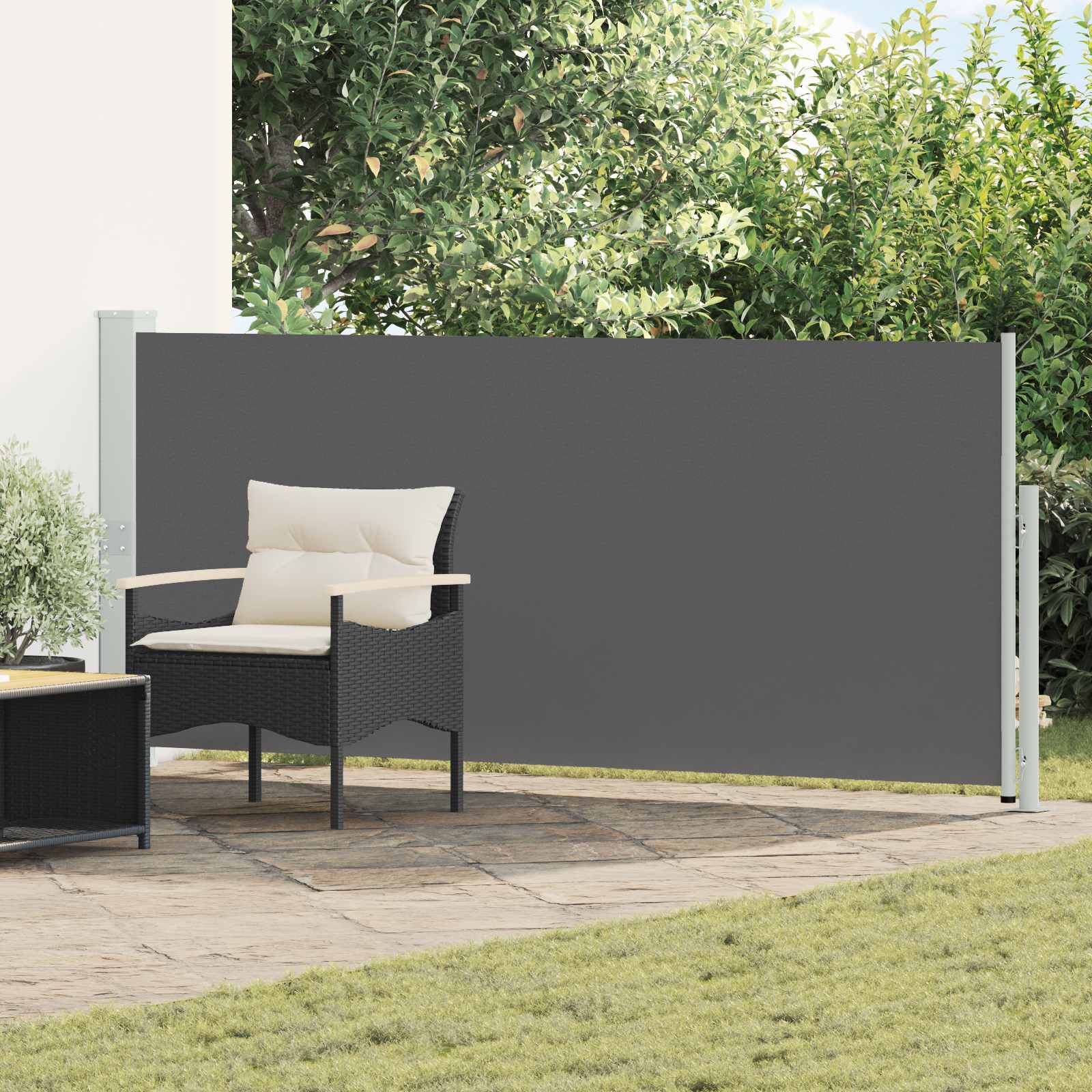 Retraktabilna bočna tende Antracit 300 x 170 cm Poliester