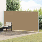 Retraktabilna bočna tende Sivosmeđa 300 x 180 cm Poliester