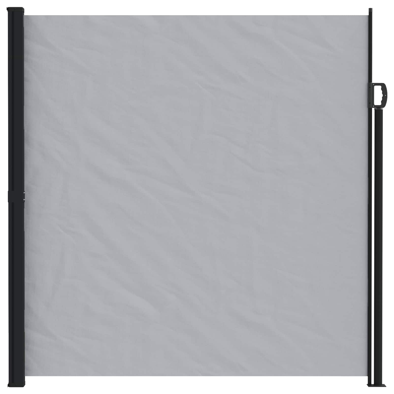 Retraktabilna bočna tende Siva 500 x 180 cm Poliester