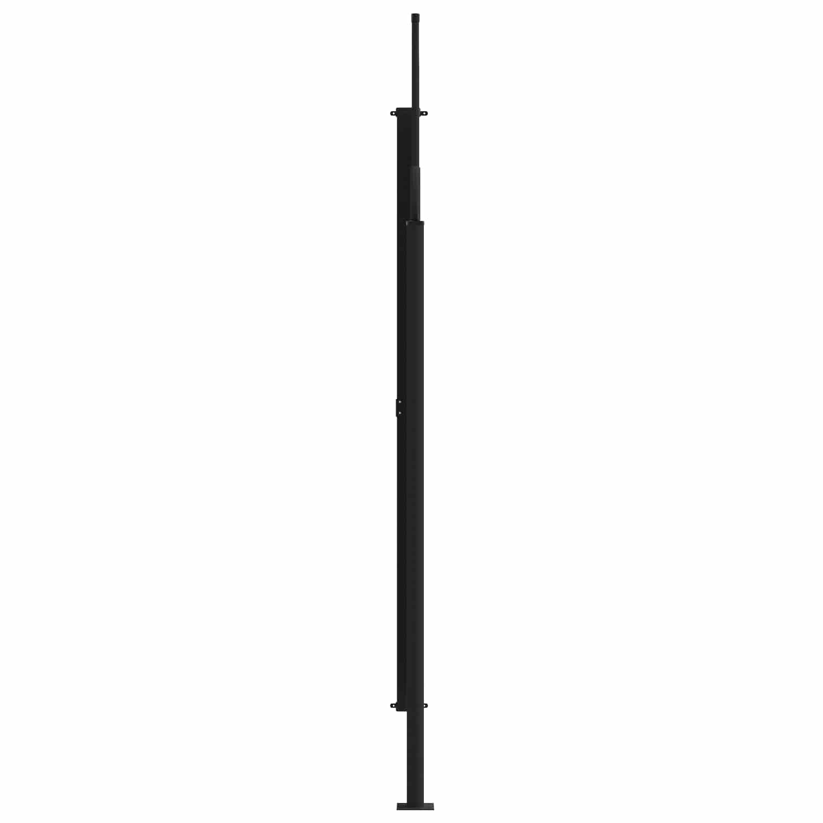 Retraktabilna bočna tende Siva 500 x 180 cm Poliester