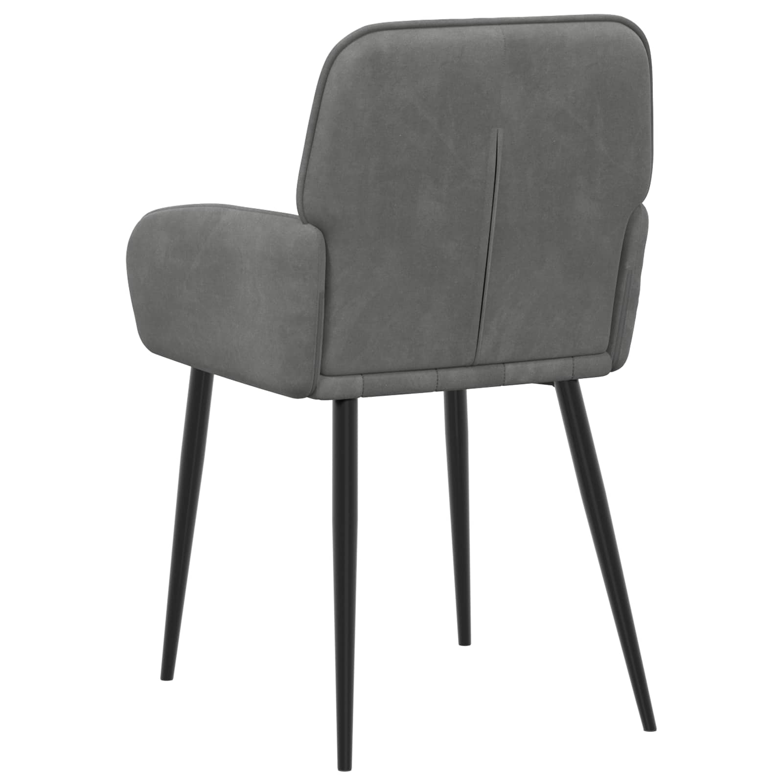 Trpezarijske stolice 4 pcs Baršun Tamnosiva 57 x 50 x 85 cm