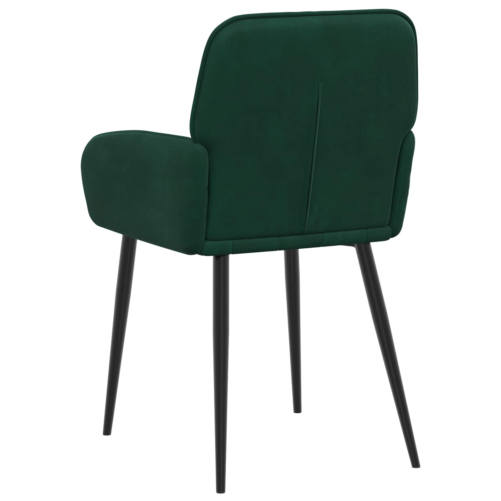Trpezarijske stolice 4 pcs Baršun Tamnozelena 57 x 50 x 85 cm