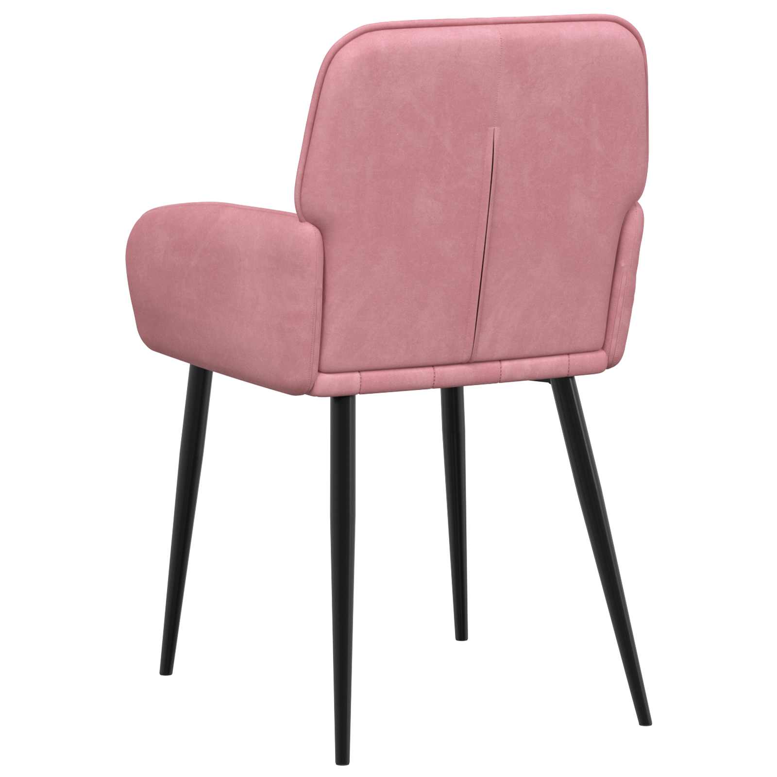 Trpezarijske stolice 4 pcs Baršun Ružičasta 57 x 50 x 85 cm