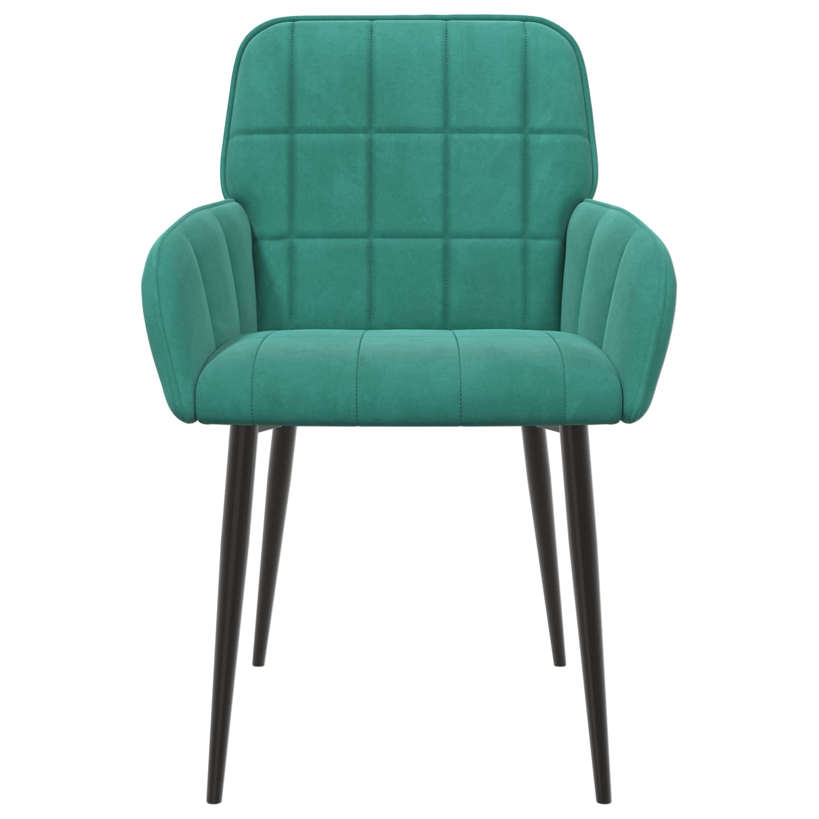 Trpezarijske stolice 4 pcs Baršun Tirkizna 57 x 50 x 85 cm