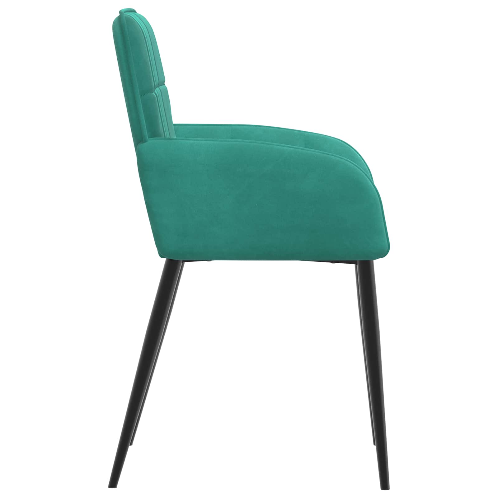 Trpezarijske stolice 4 pcs Baršun Tirkizna 57 x 50 x 85 cm