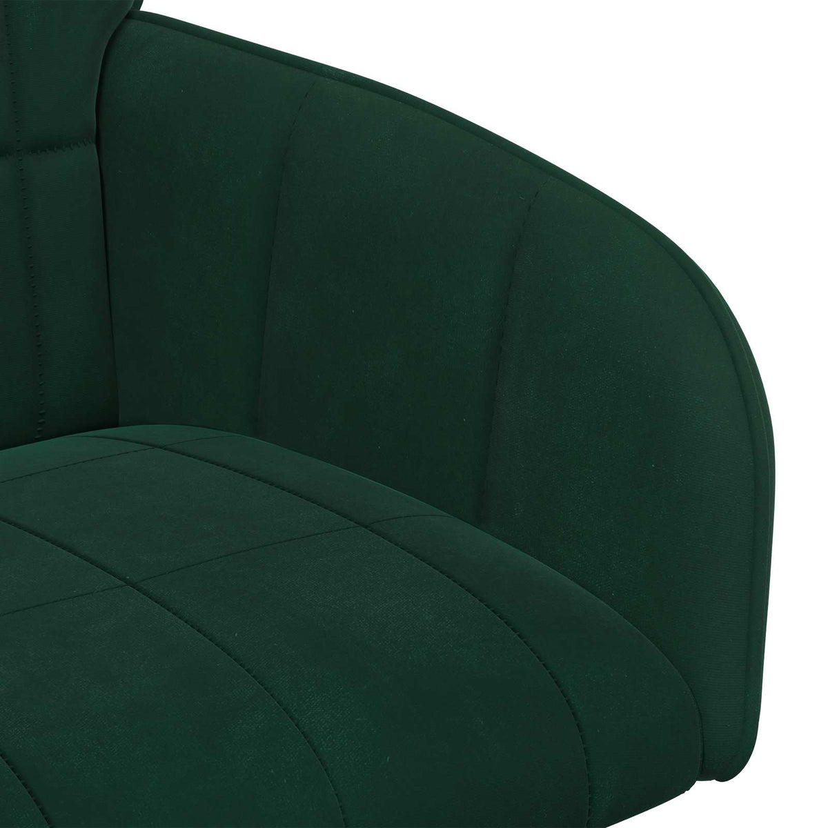 Trpezarijske stolice 6 pcs Baršun Tamnozelena 57 x 50 x 85 cm