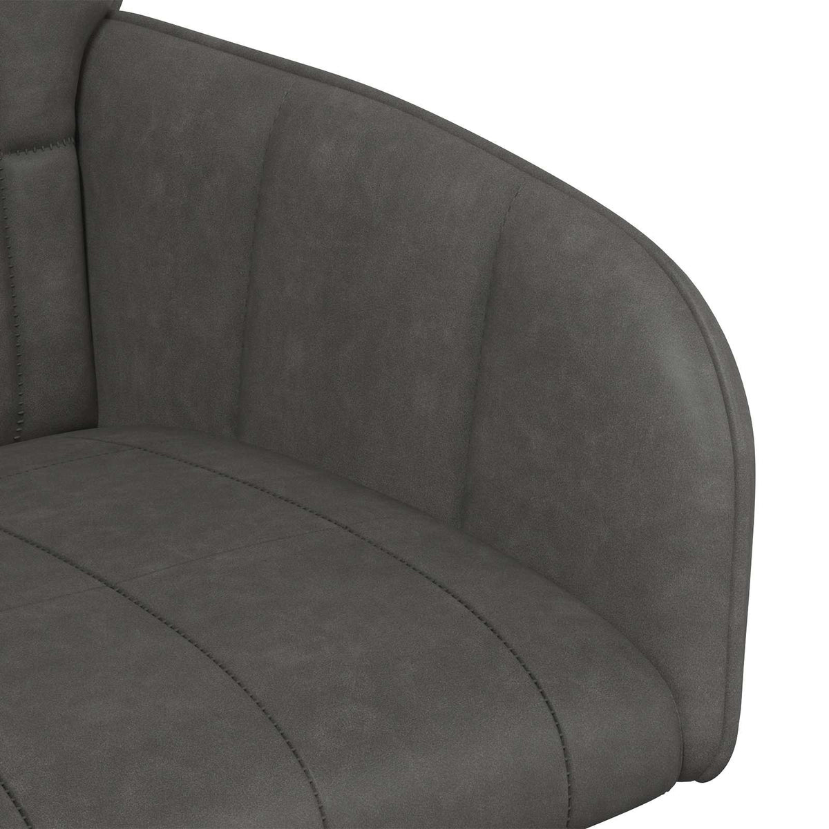 Trpezarijske stolice 4 pcs Umjetna koža Crna 57 x 50 x 85 cm