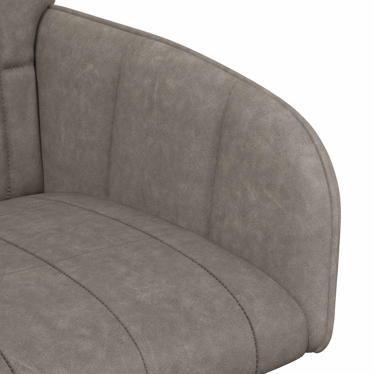 Trpezarijske stolice 4 pcs Umjetna koža Siva 57 x 50 x 85 cm