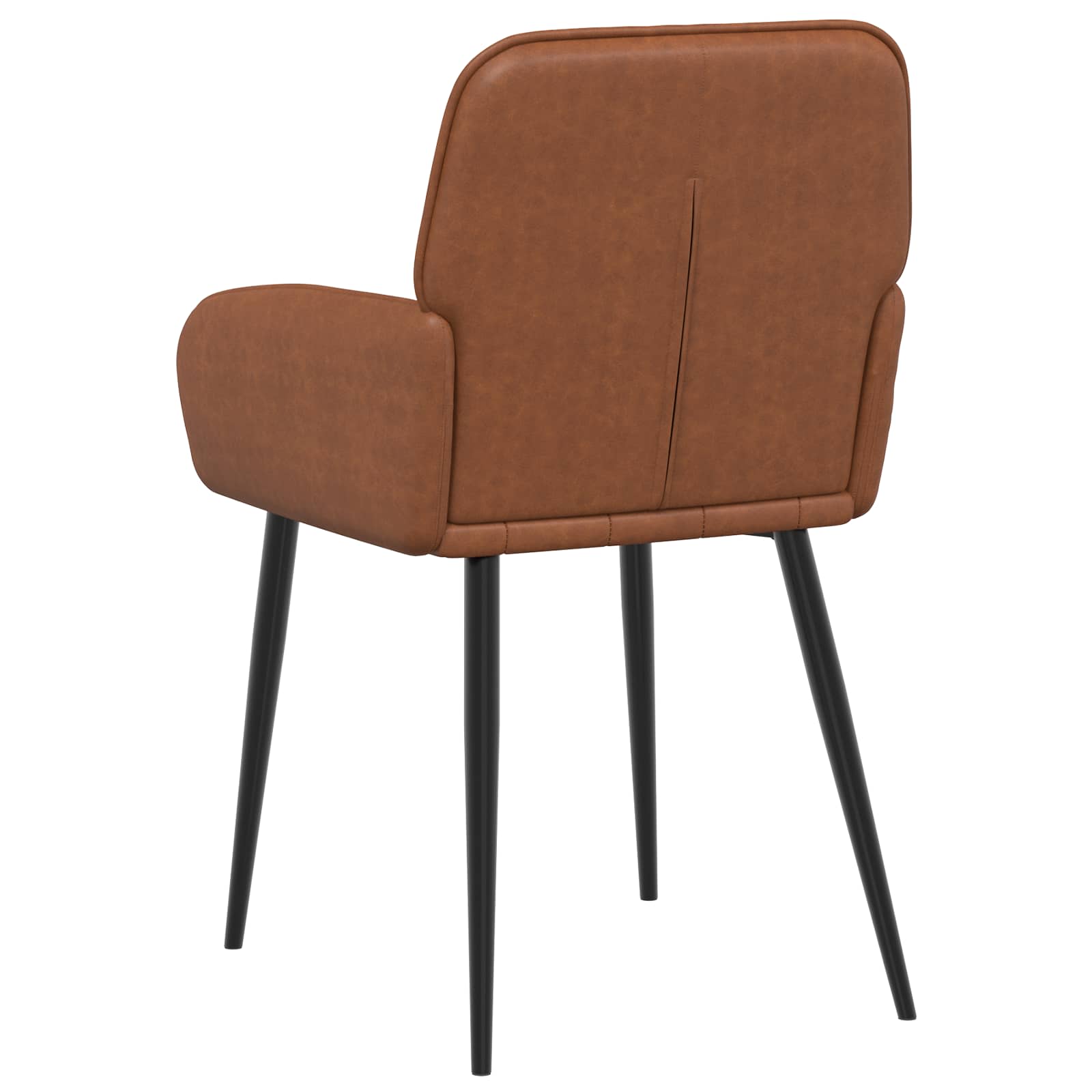 Trpezarijske stolice 6 pcs Umjetna koža Smeđa 57 x 50 x 85 cm
