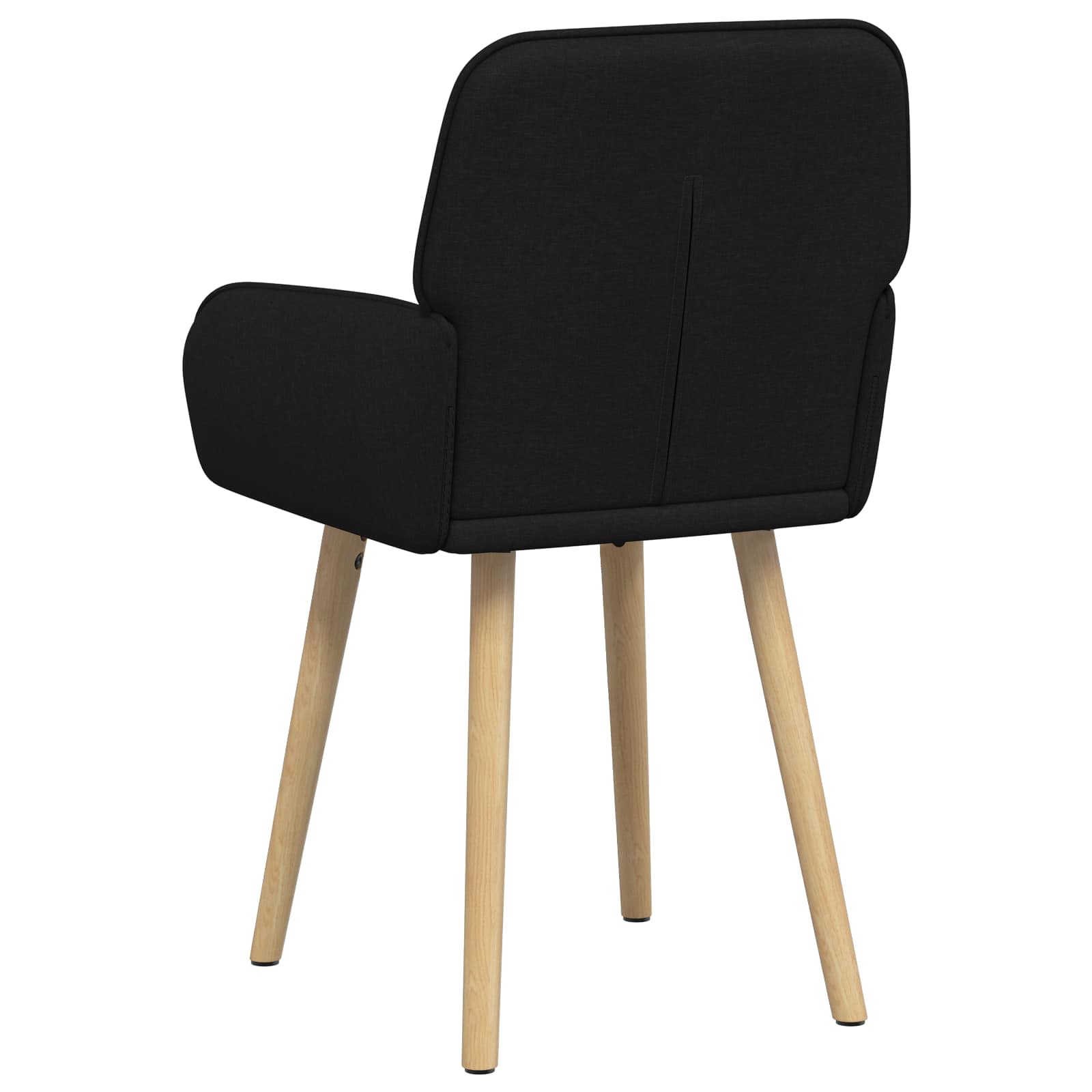 Trpezarijske stolice 4 pcs Tkanina Crna 56,5 x 50 x 87,5 cm