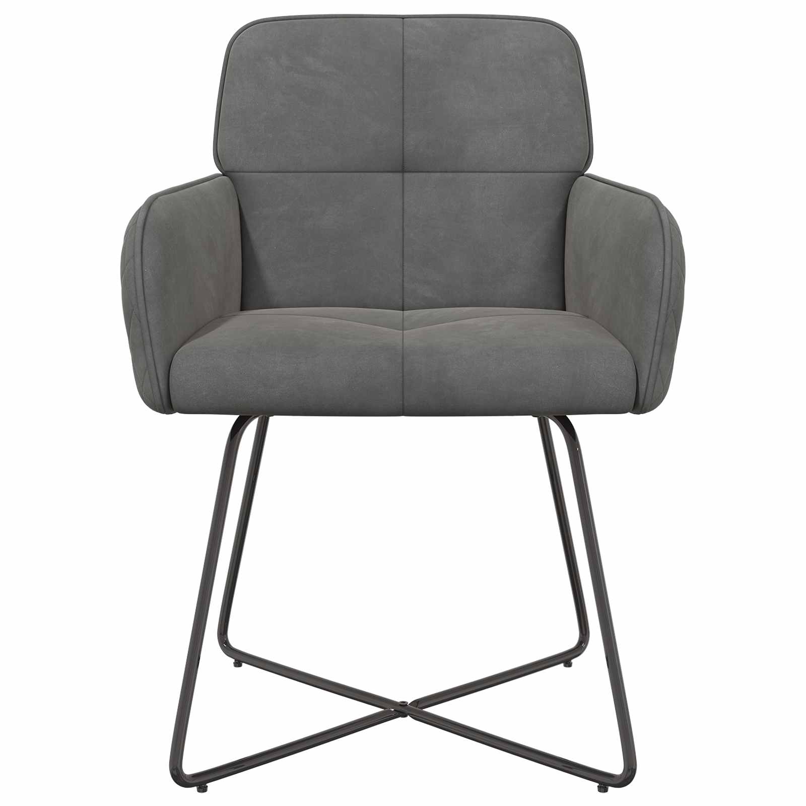 Trpezarijske stolice 4 pcs Baršun Tamnosiva 59 x 56,5 x 86 cm