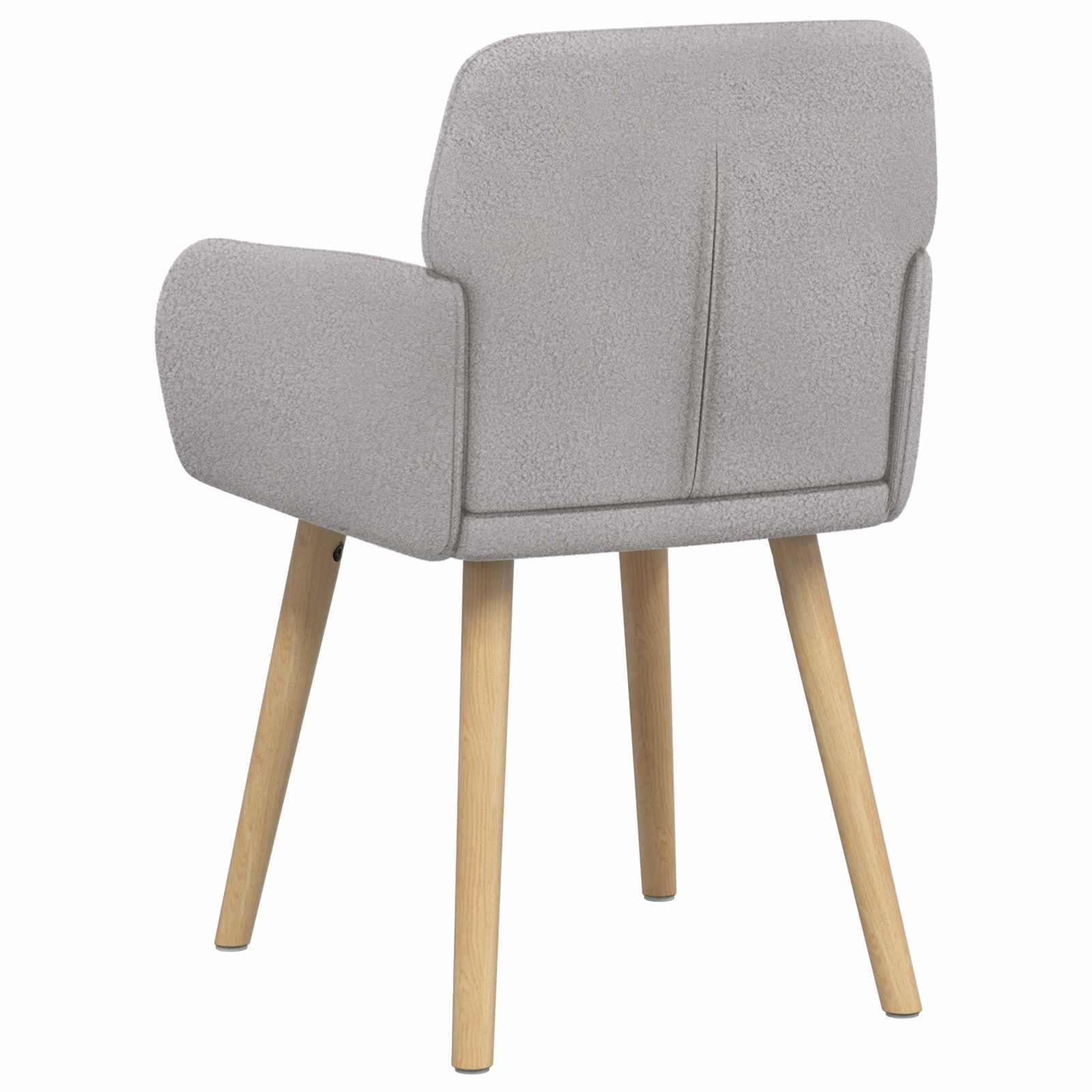 Trpezarijske stolice 4 pcs Bouclé Svjetlosiva 59 x 57 x 85 cm