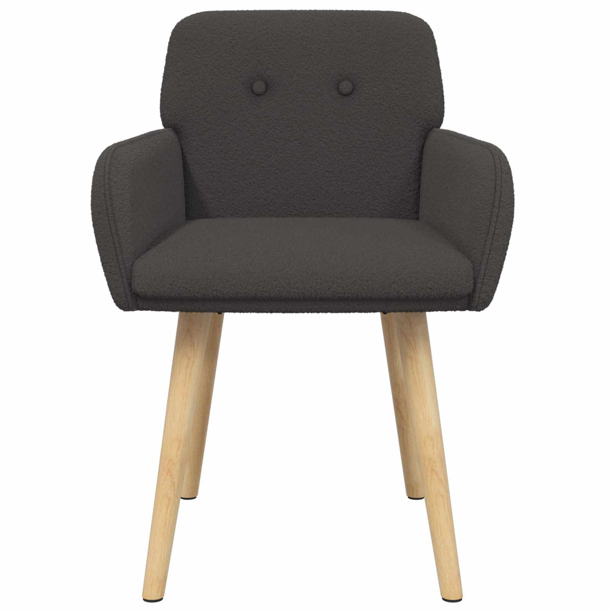 Trpezarijske stolice 4 pcs Bouclé Tamnosiva 59 x 57 x 85 cm