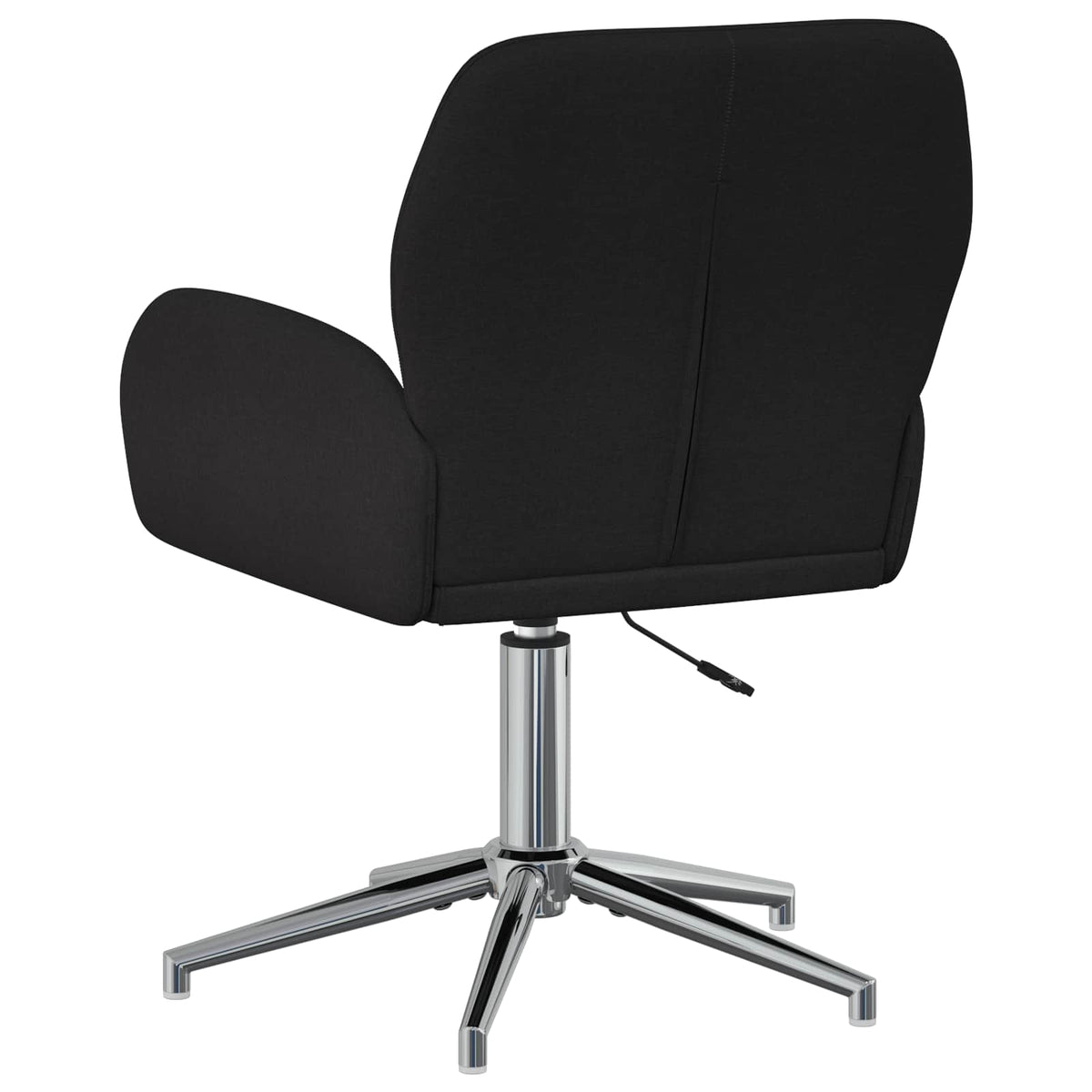 Okretne radne stolice 2 kom. 54 x 58 x 90 cm Crna Tkanina
