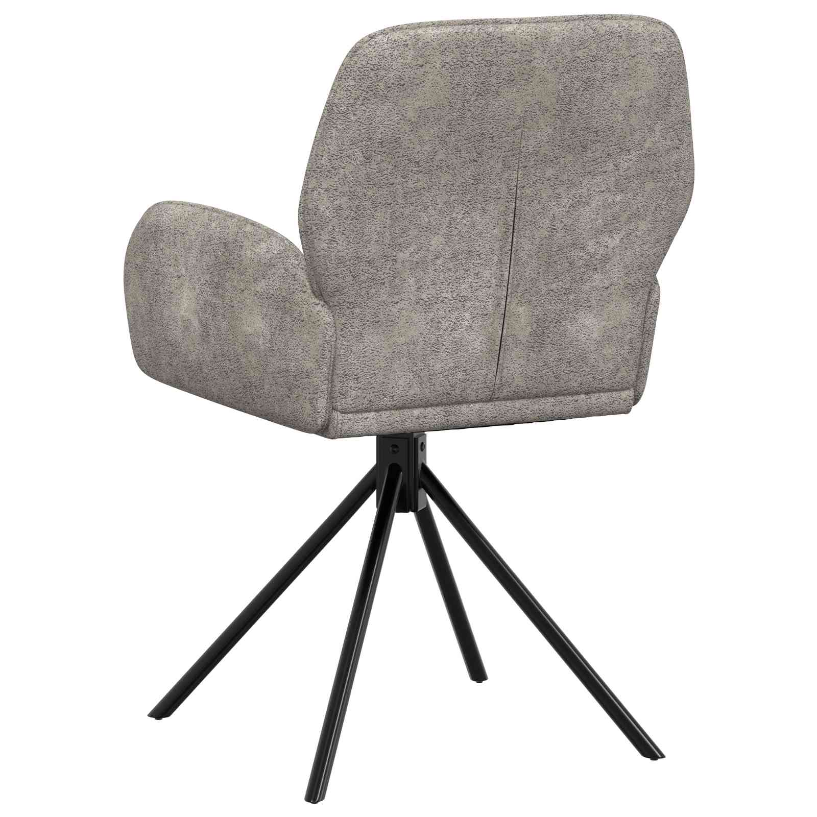 Okretne blagovaonske stolice 4 pcs Umetnička suknja koža