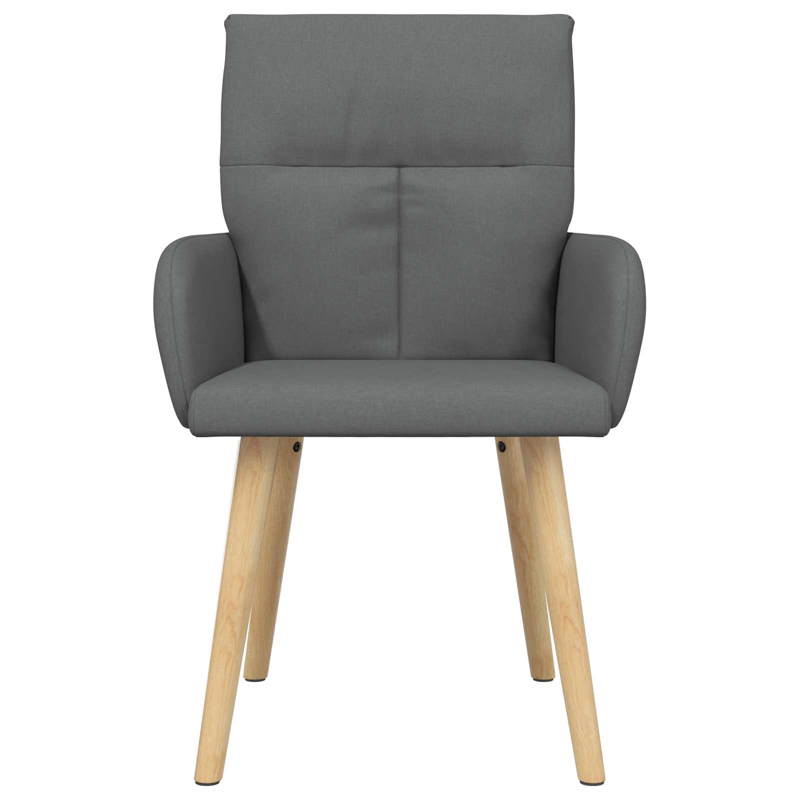 Trpezarijske stolice 4 pcs Tkanina Tamnosiva 60 x 56 x 96 cm
