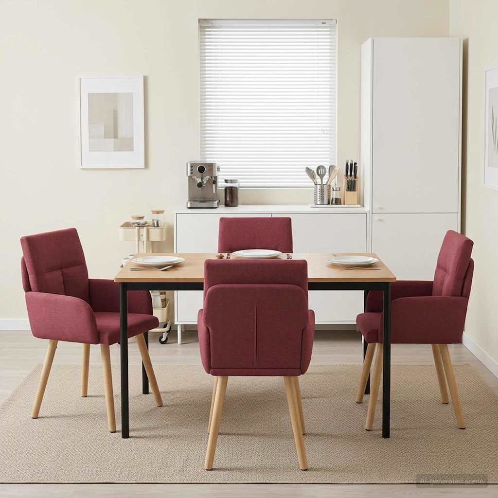 Trpezarijske stolice Tkanina 60 x 56 x 96 cm
