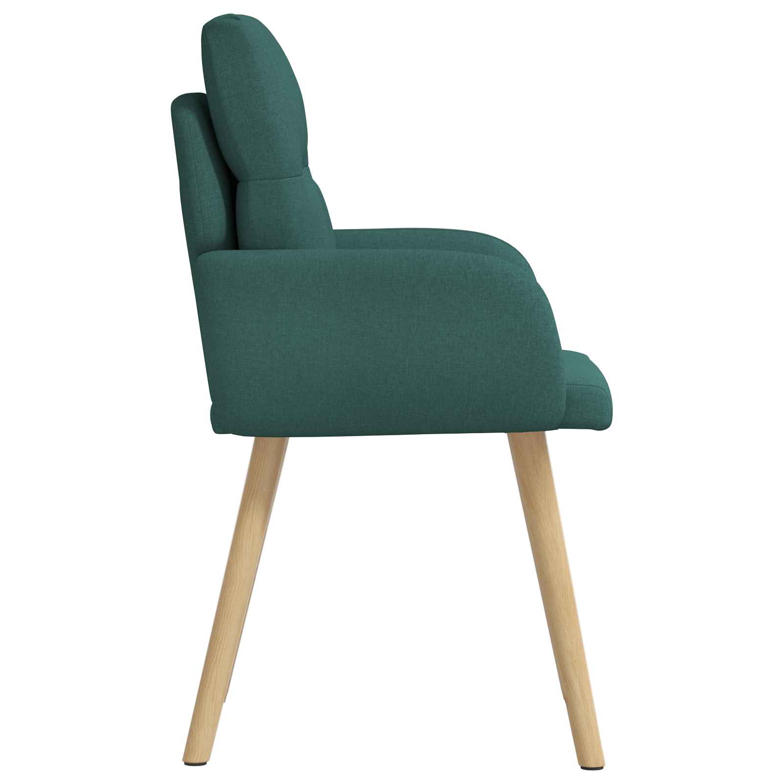 Trpezarijske stolice 4 pcs Tkanina Tamnozelena 60 x 56 x 96 cm