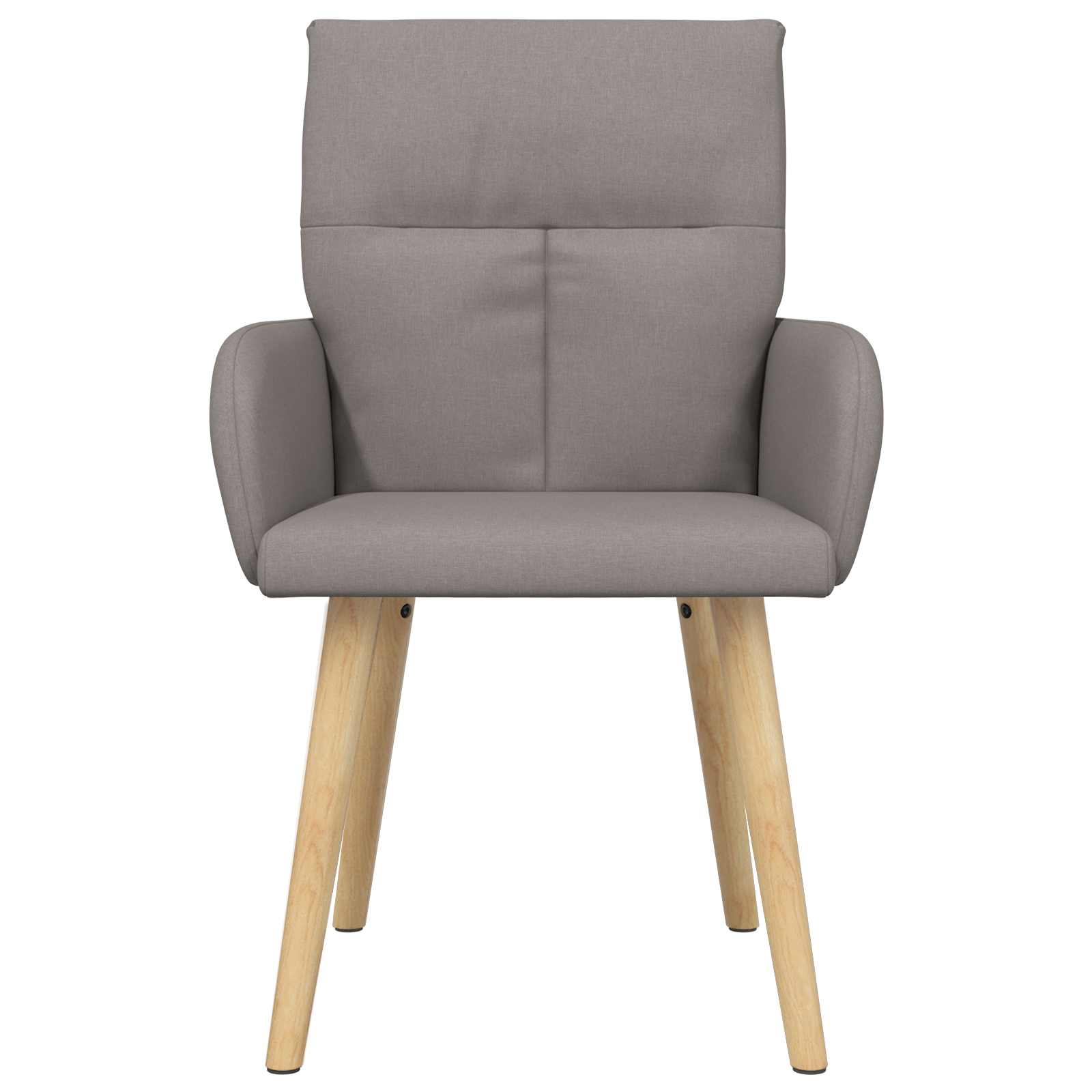 Trpezarijske stolice 4 pcs Tkanina Sivosmeđa 60 x 56 x 96 cm