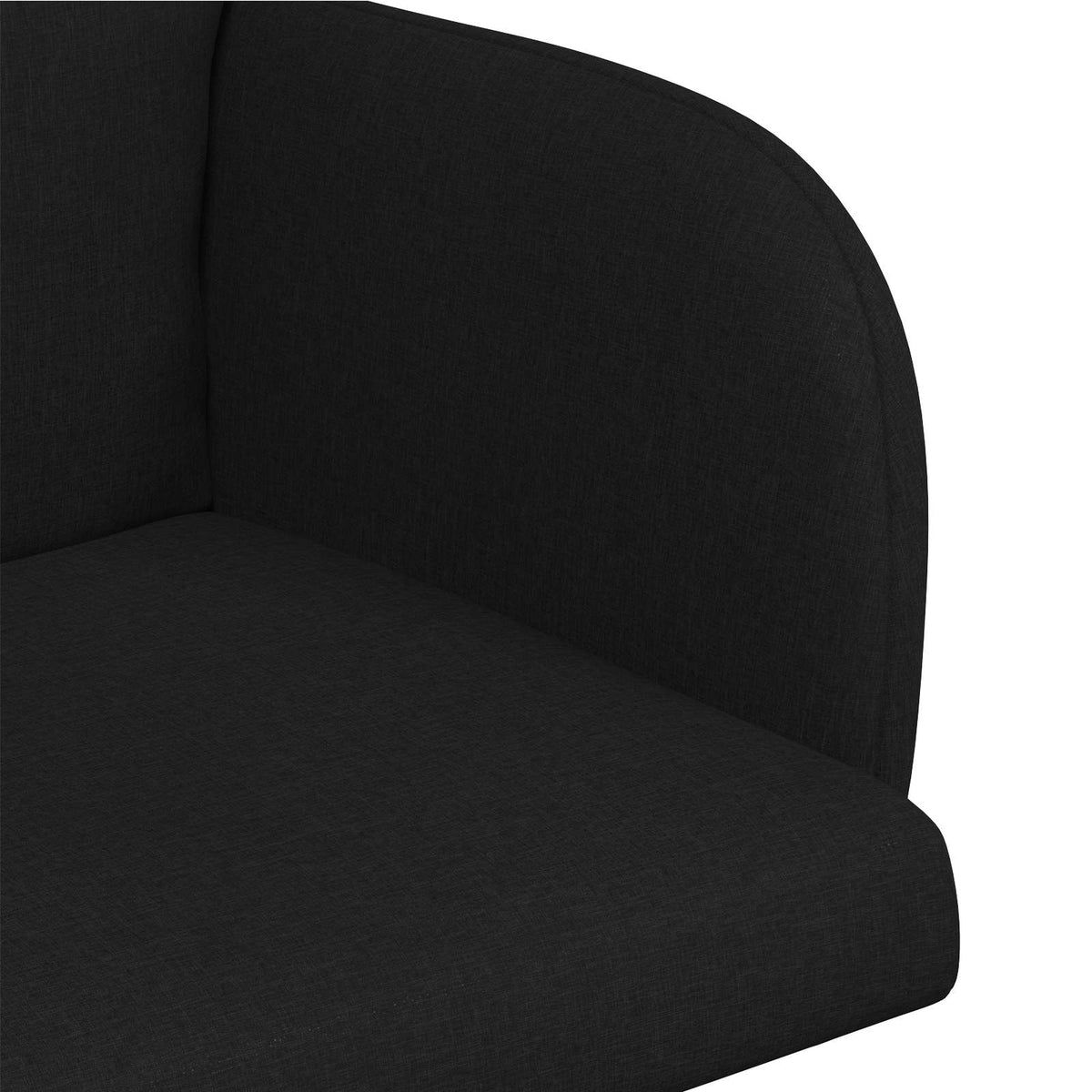 Trpezarijske stolice 6 pcs Tkanina Crna 60 x 56 x 96 cm