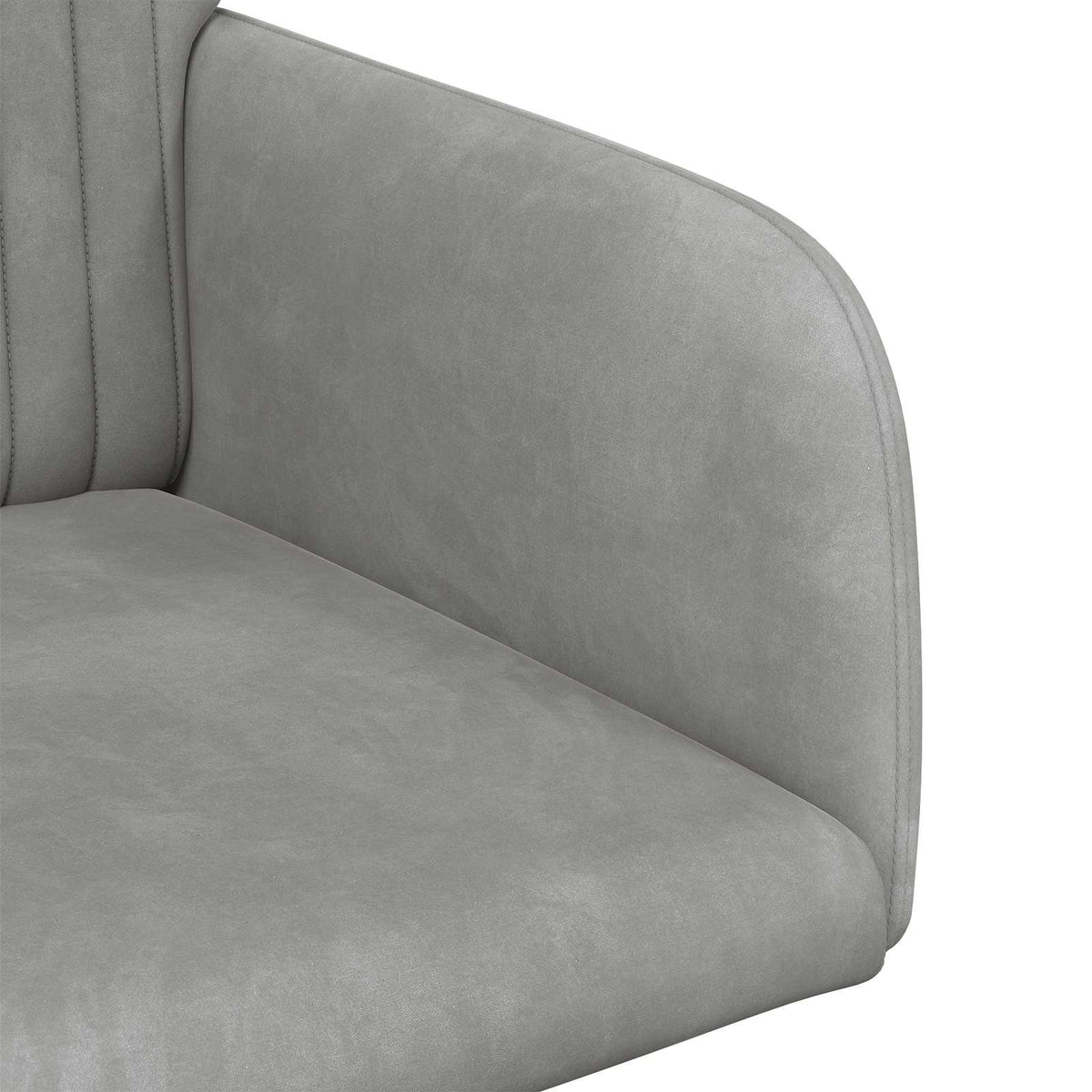 Trpezarijske stolice 4 pcs Baršun Svjetlosiva 55 x 50 x 84 cm