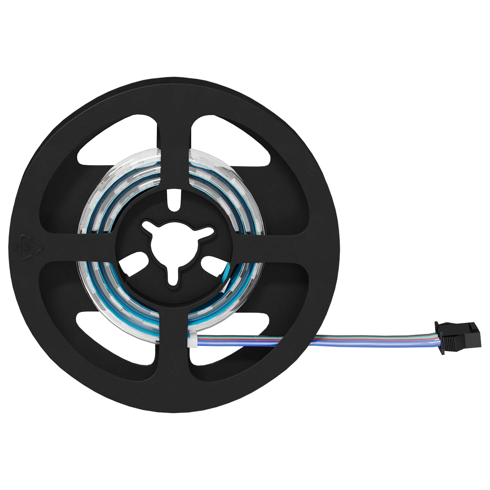 LED traka 12 pcs Crna i prozirna 40 x 0,8 x 0,3 cm