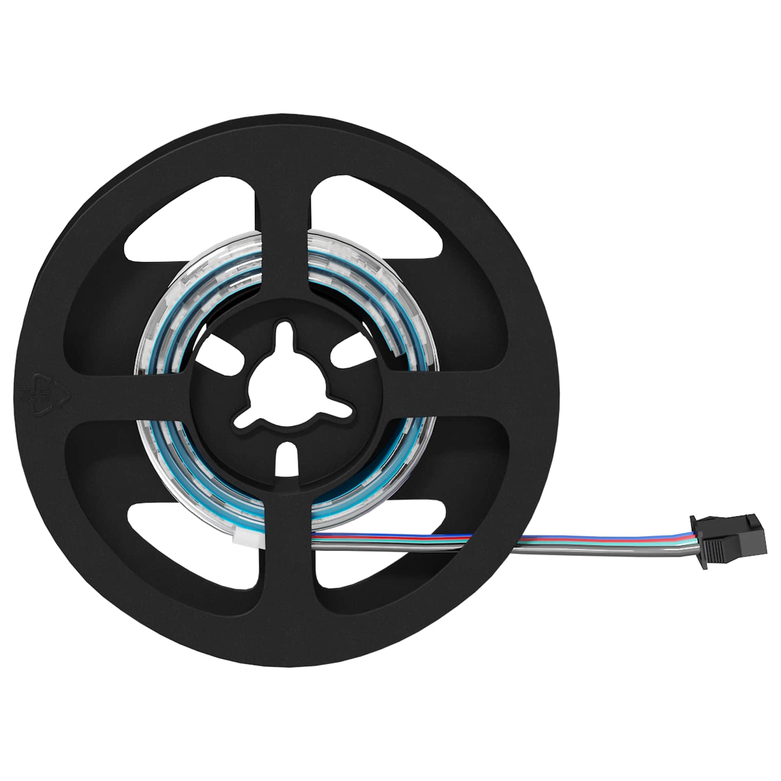 LED traka 2 pcs Crna i prozirna 450 mm Bakar i plastika