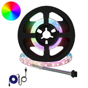LED traka 12 pcs Crna i prozirna 450 mm Bakar i plastika